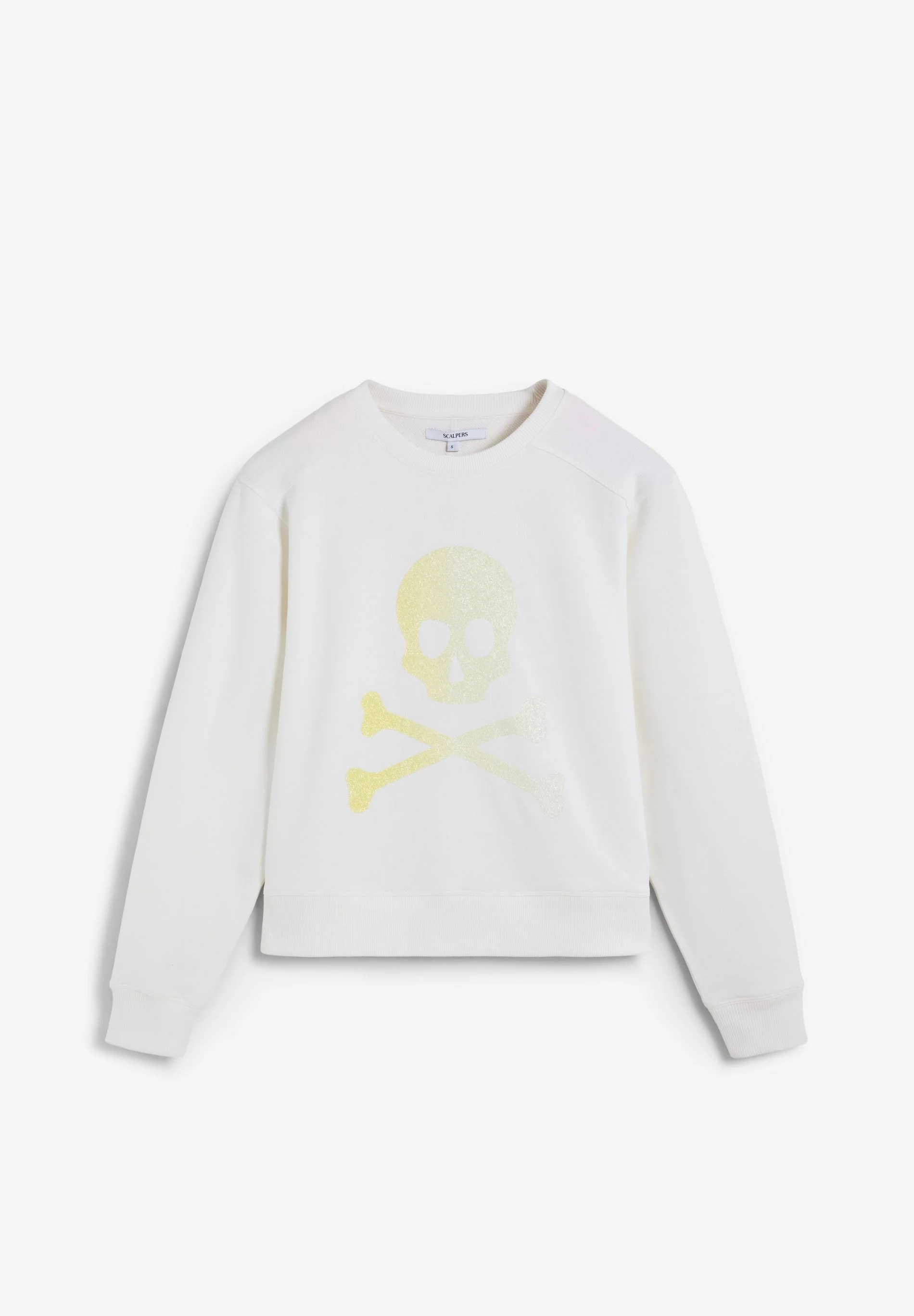 GLITTER SKULL SWEATSHIRT