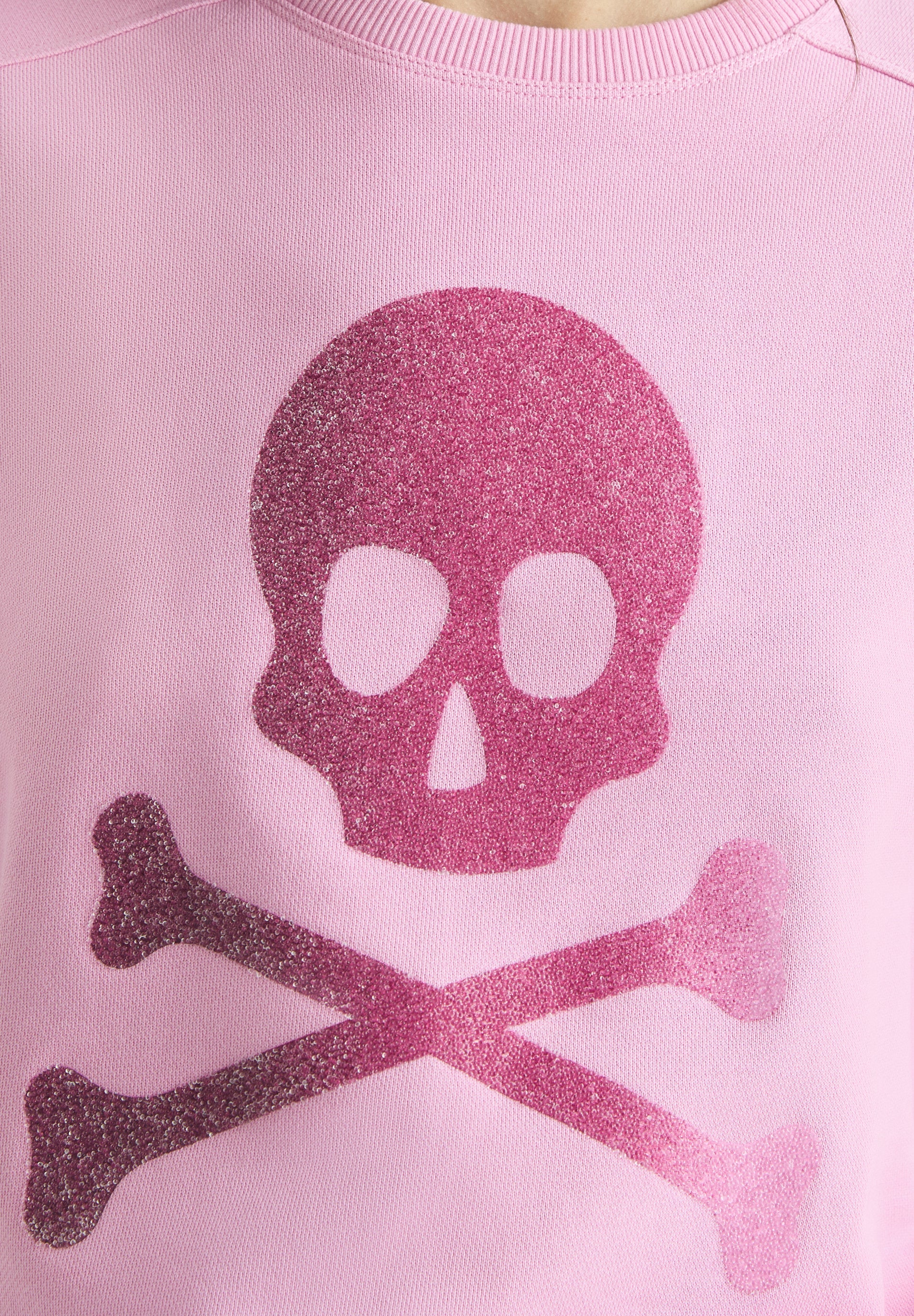 GLITTER SKULL SWEATSHIRT - Image 3