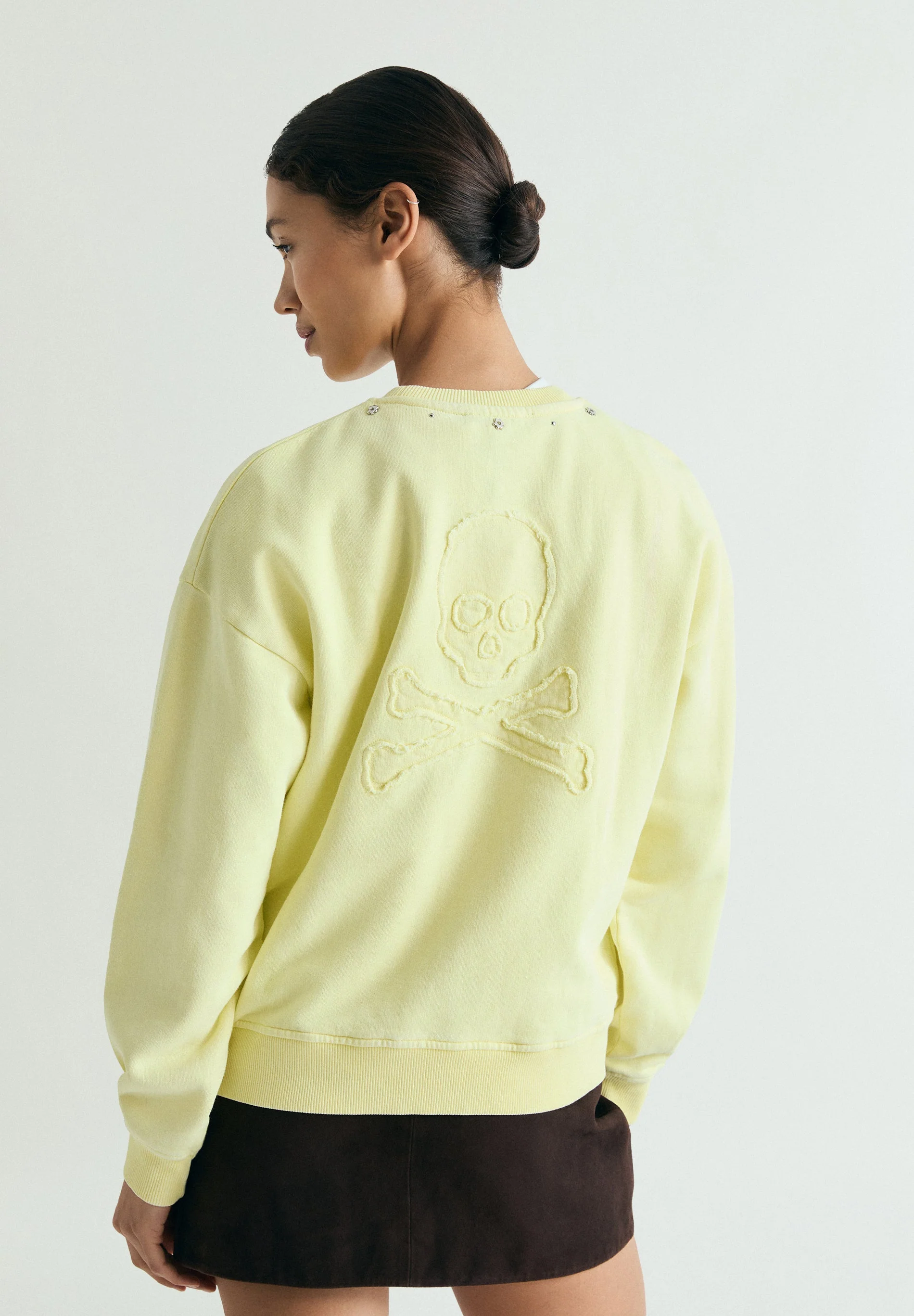 STUDDED SKULL HOODIE
