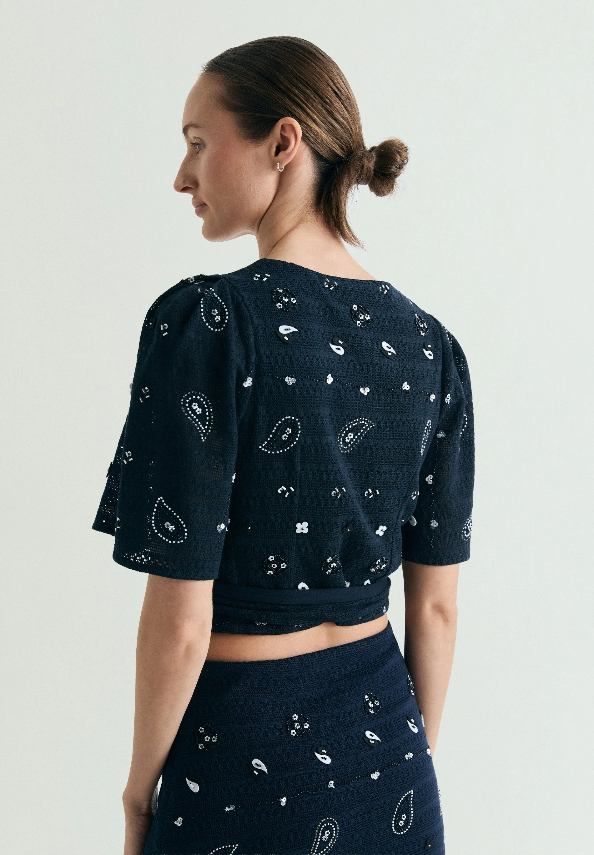 KNIT TOP WITH BEADS - Image 3