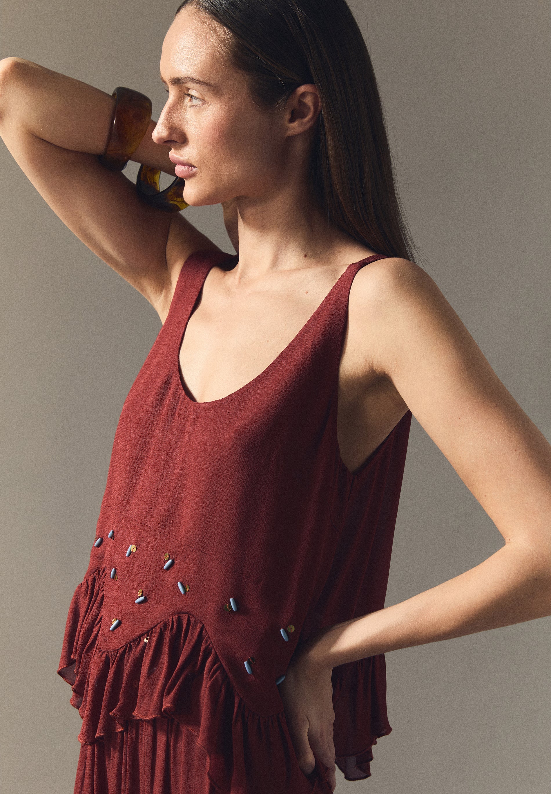FLOWING TOP WITH APPLIQUÉS - Image 7