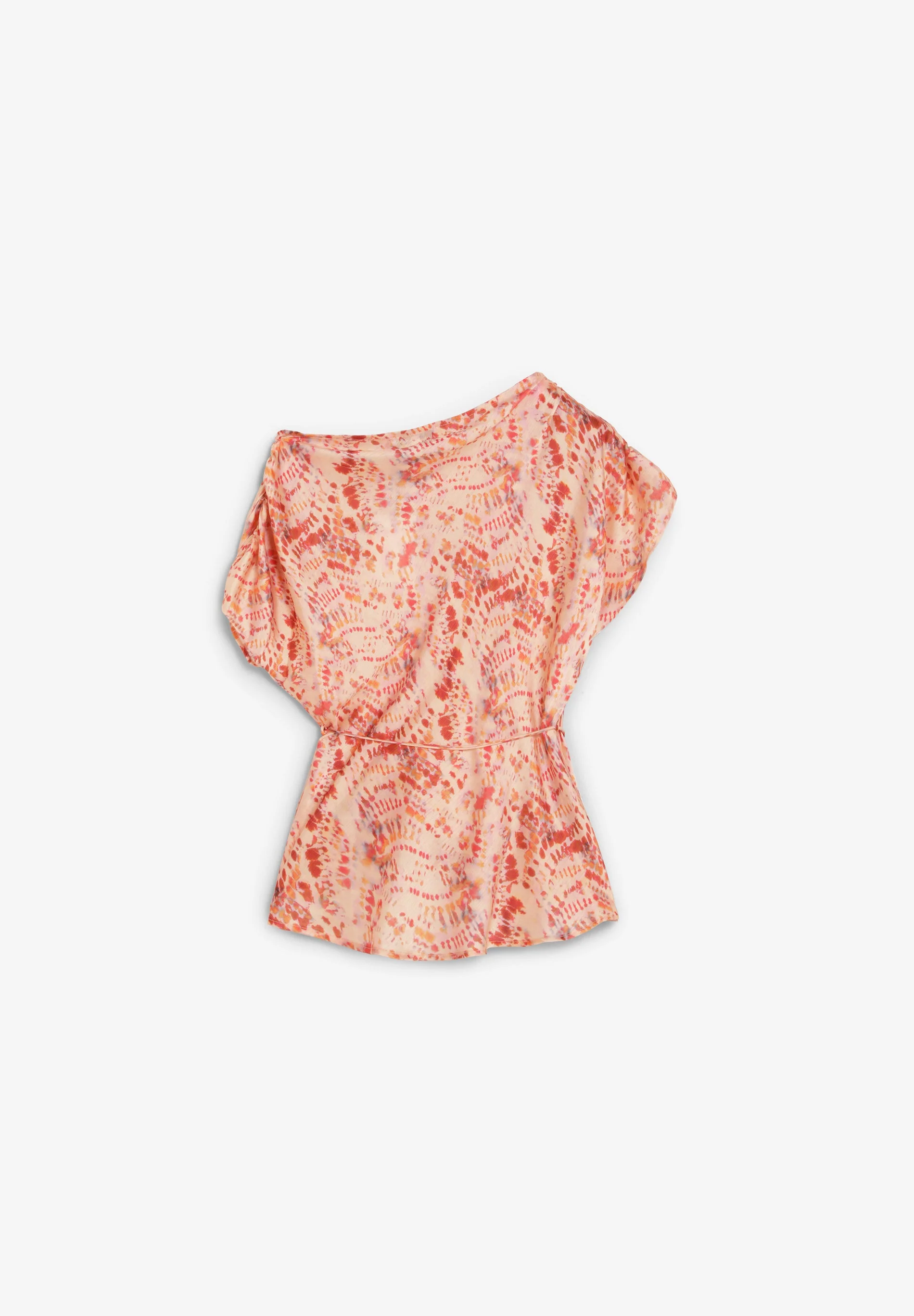 ASYMMETRIC TIE-DYE TOP - Image 2