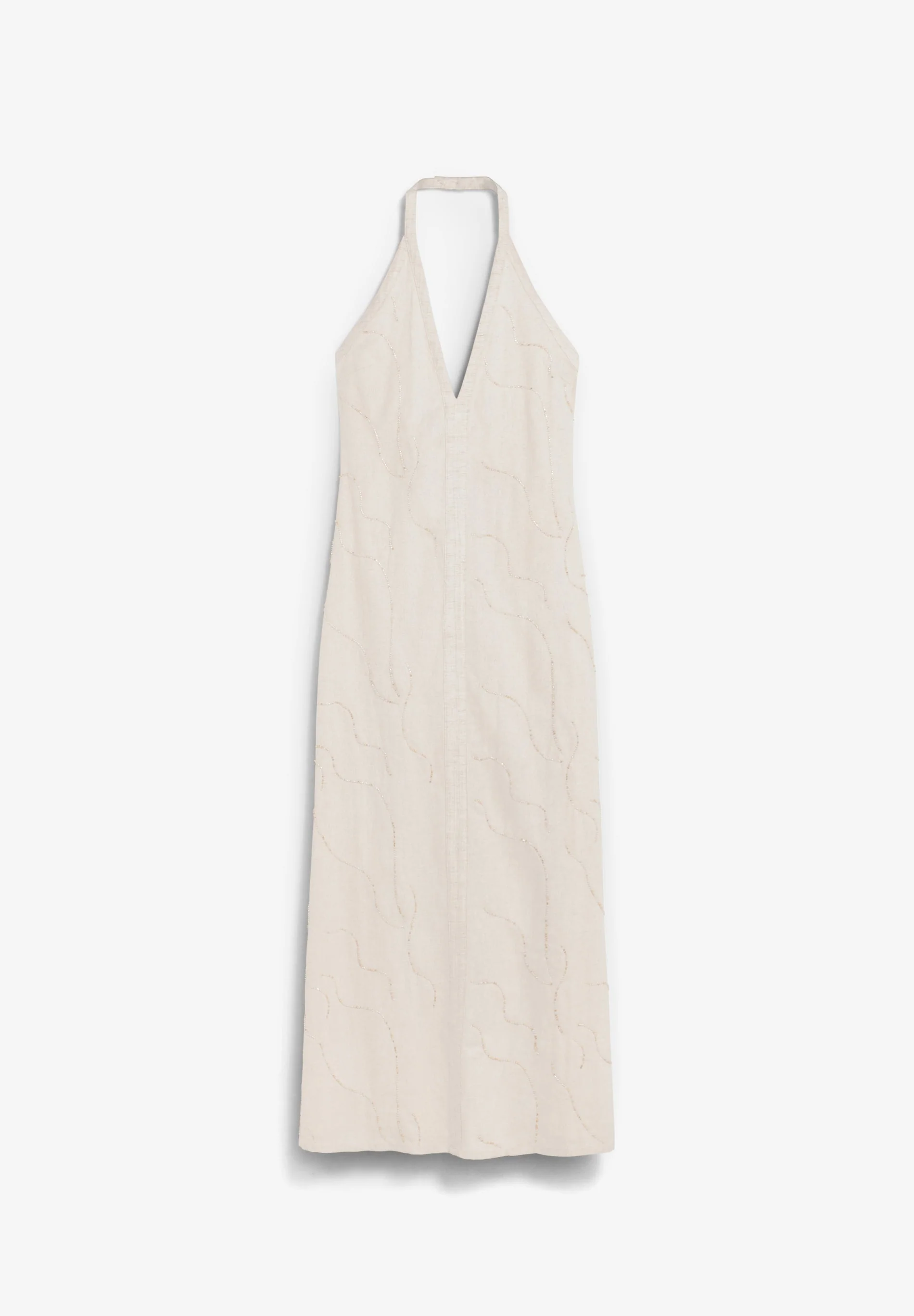 BEADED HALTER DRESS - Image 7