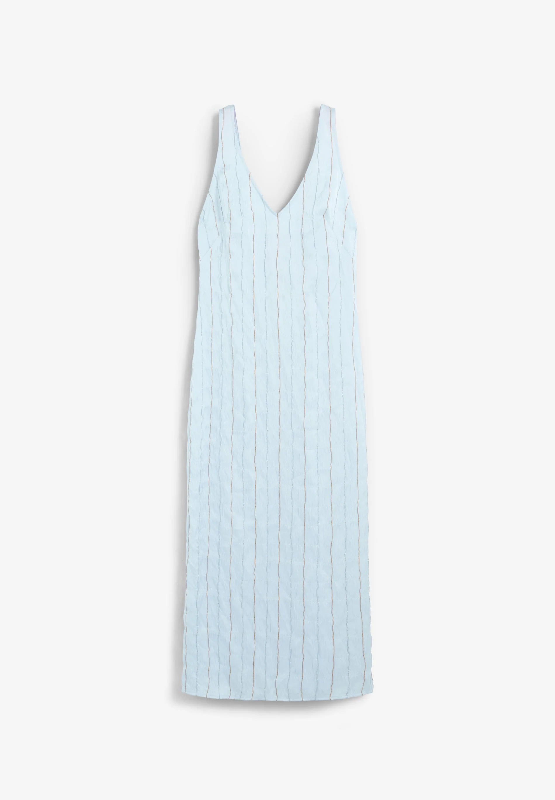 TEXTURED MIDI DRESS - Image 5