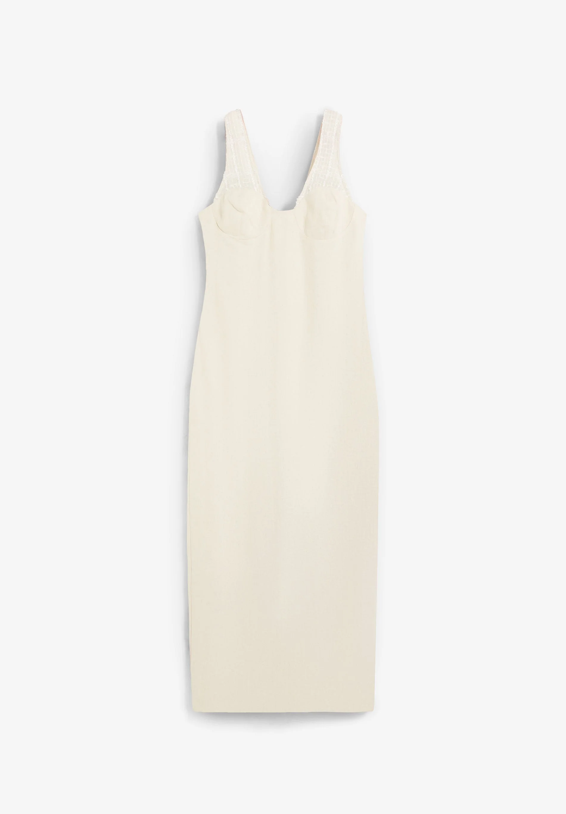 LINEN MIDI DRESS - Image 4