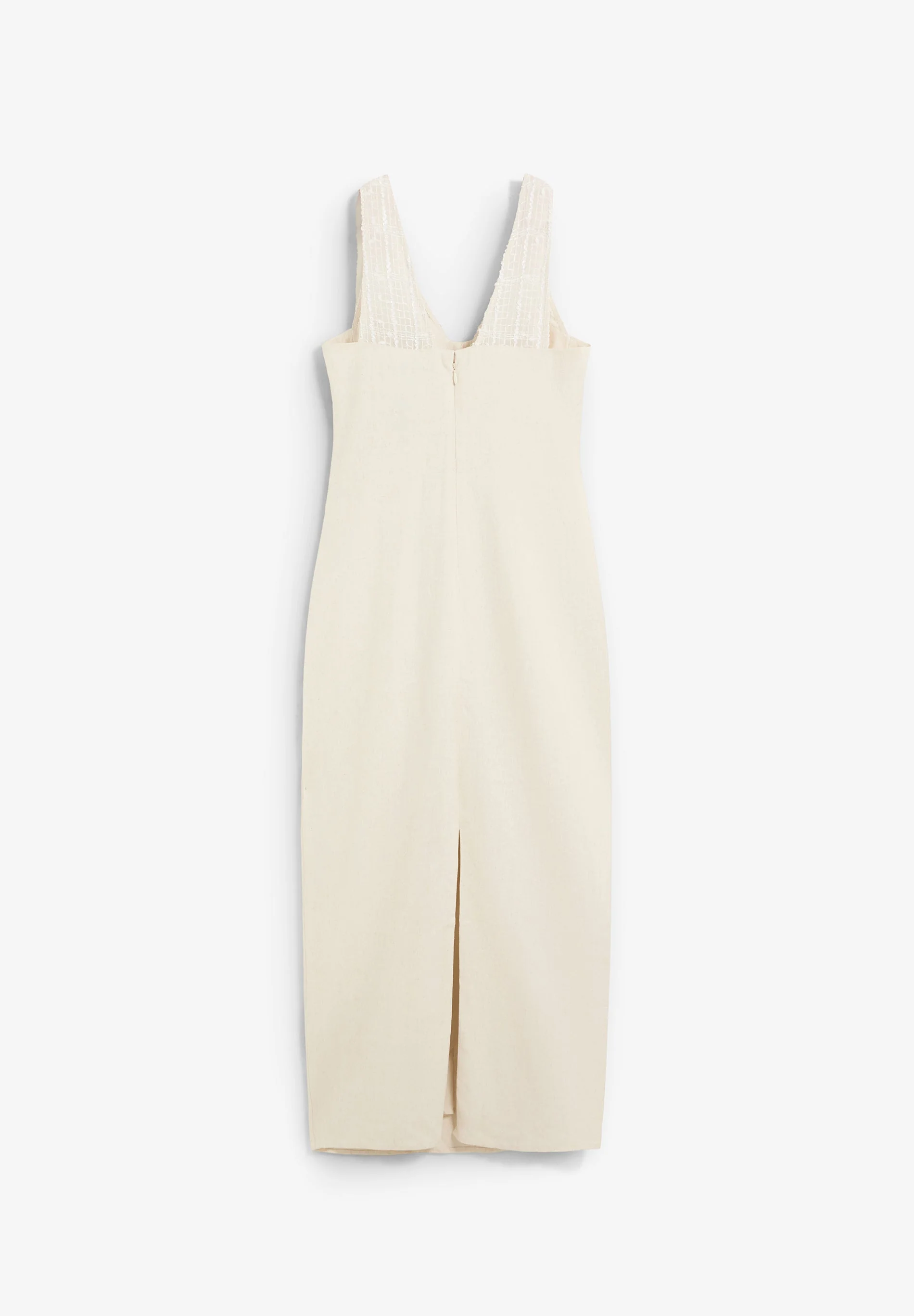 LINEN MIDI DRESS - Image 5