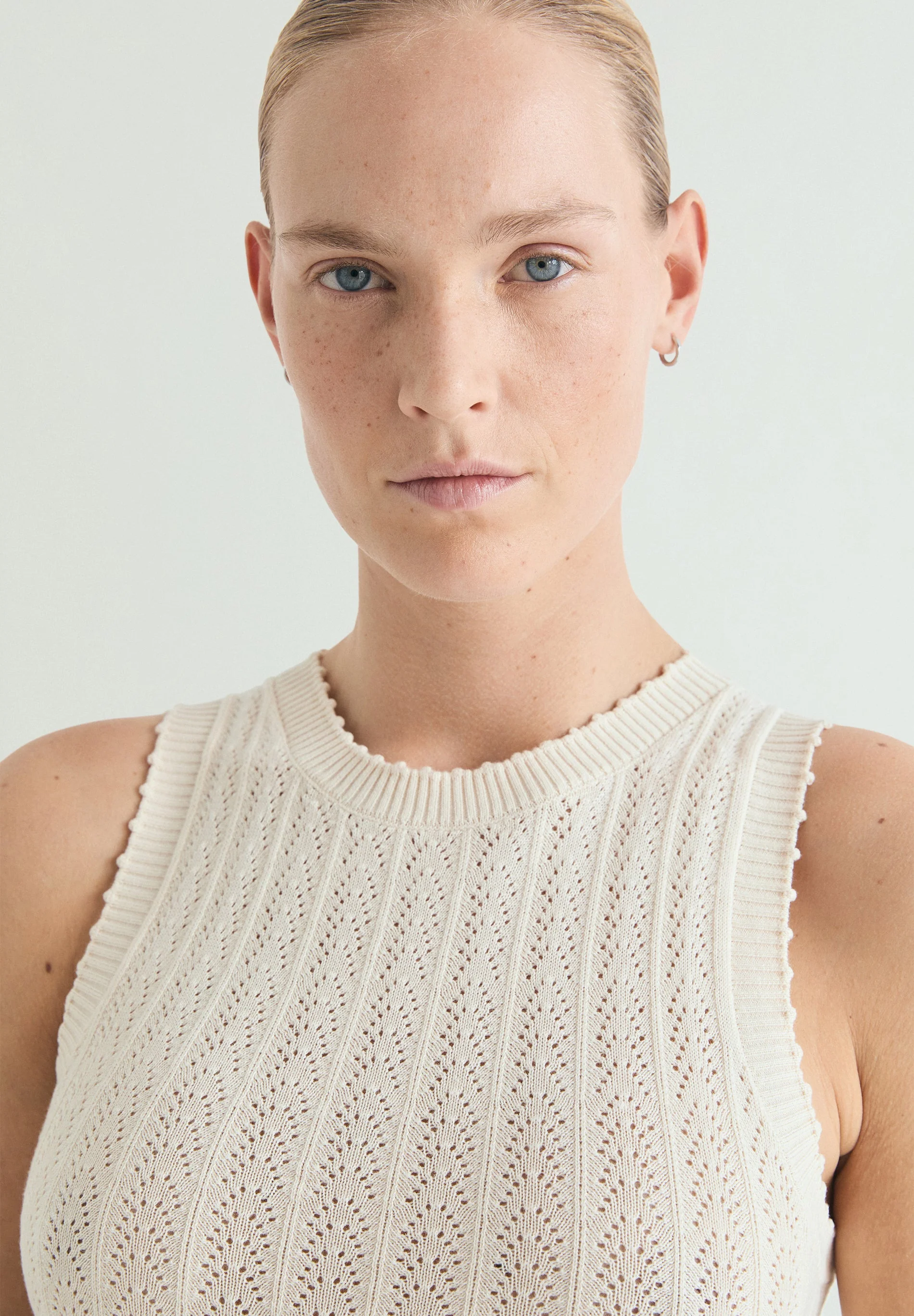 OPENWORK KNIT DRESS - Image 3