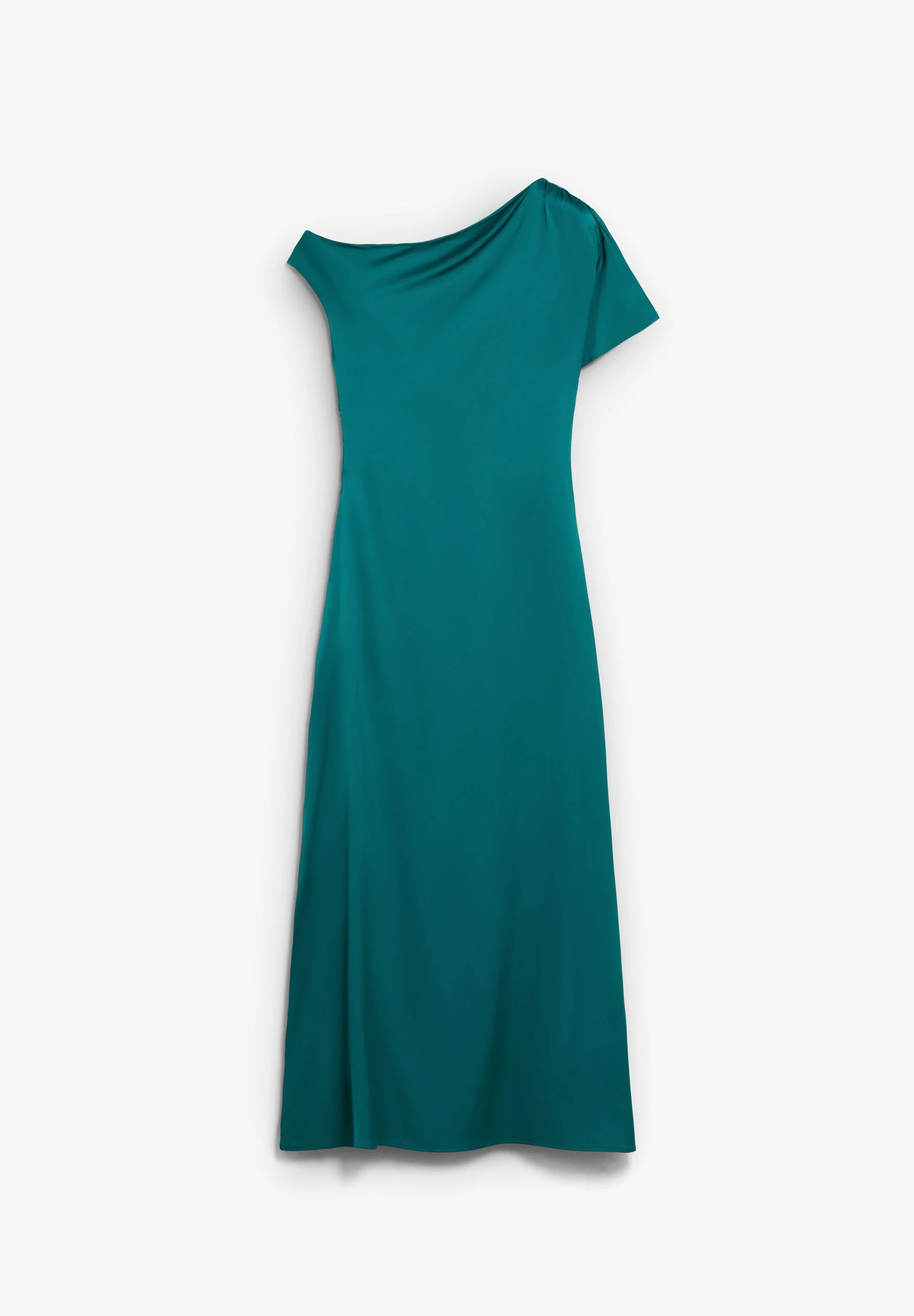 SATIN ASYMMETRIC DRESS - Image 5