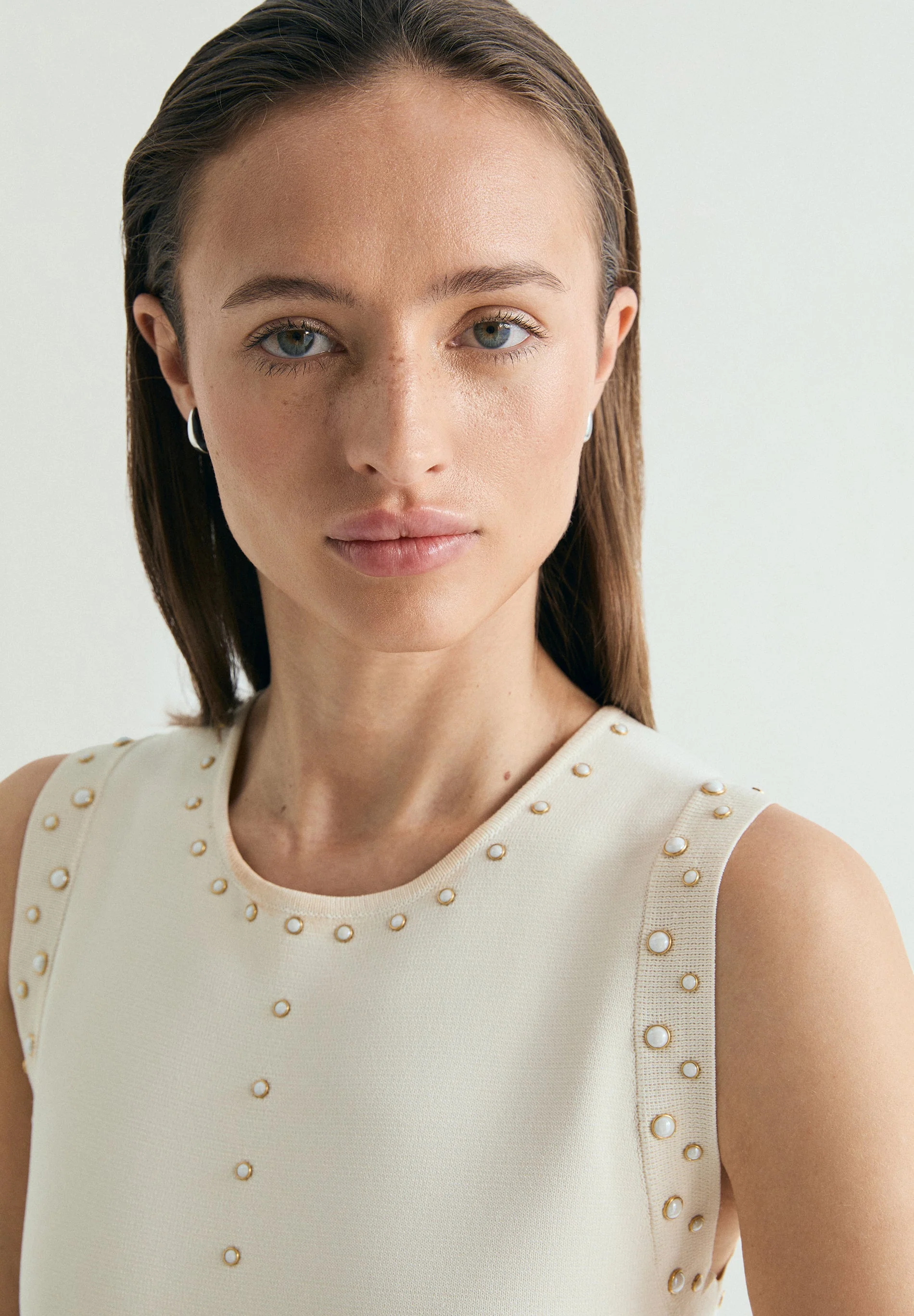 STUDDED MIDI DRESS - Image 4