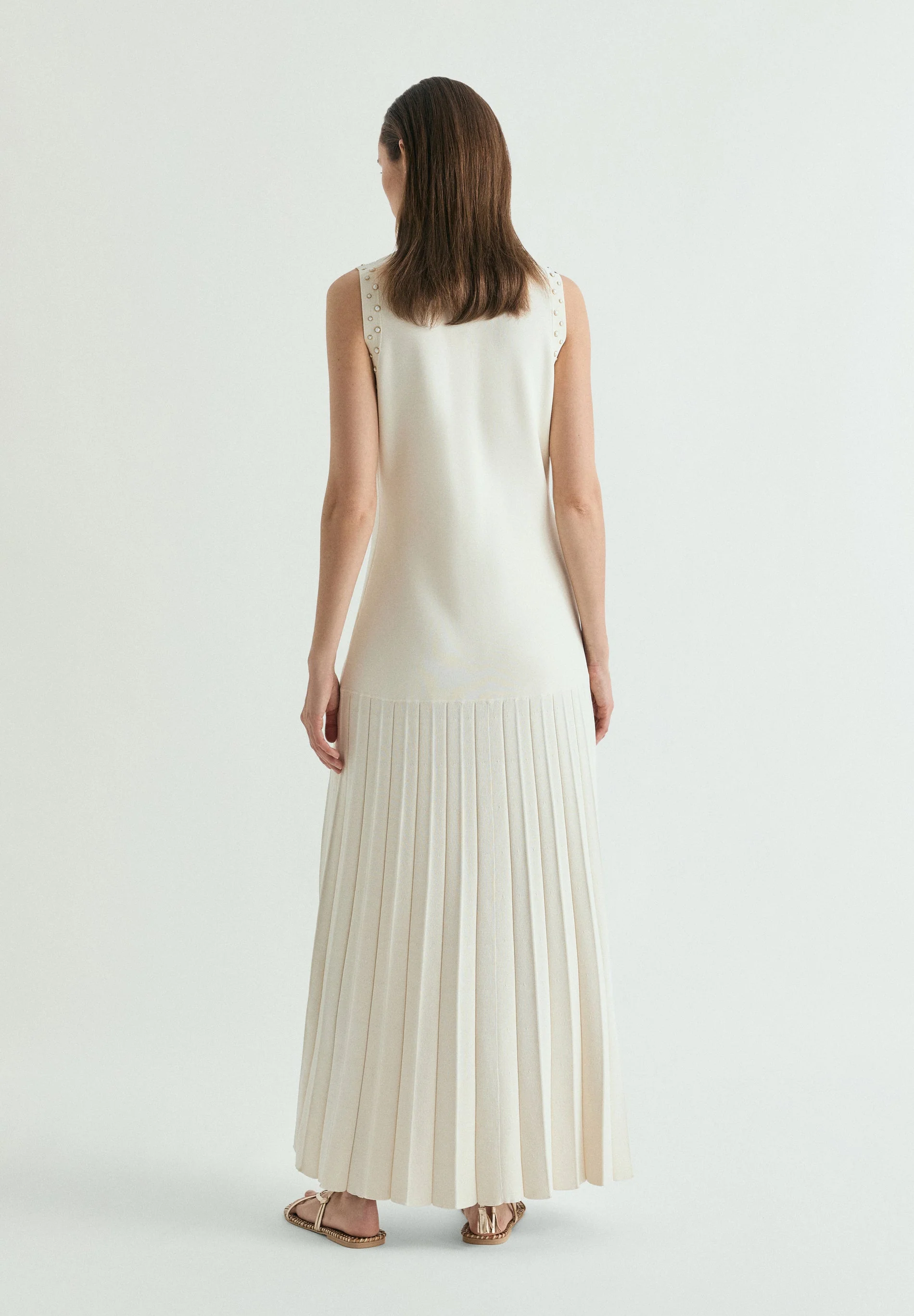 STUDDED MIDI DRESS - Image 5
