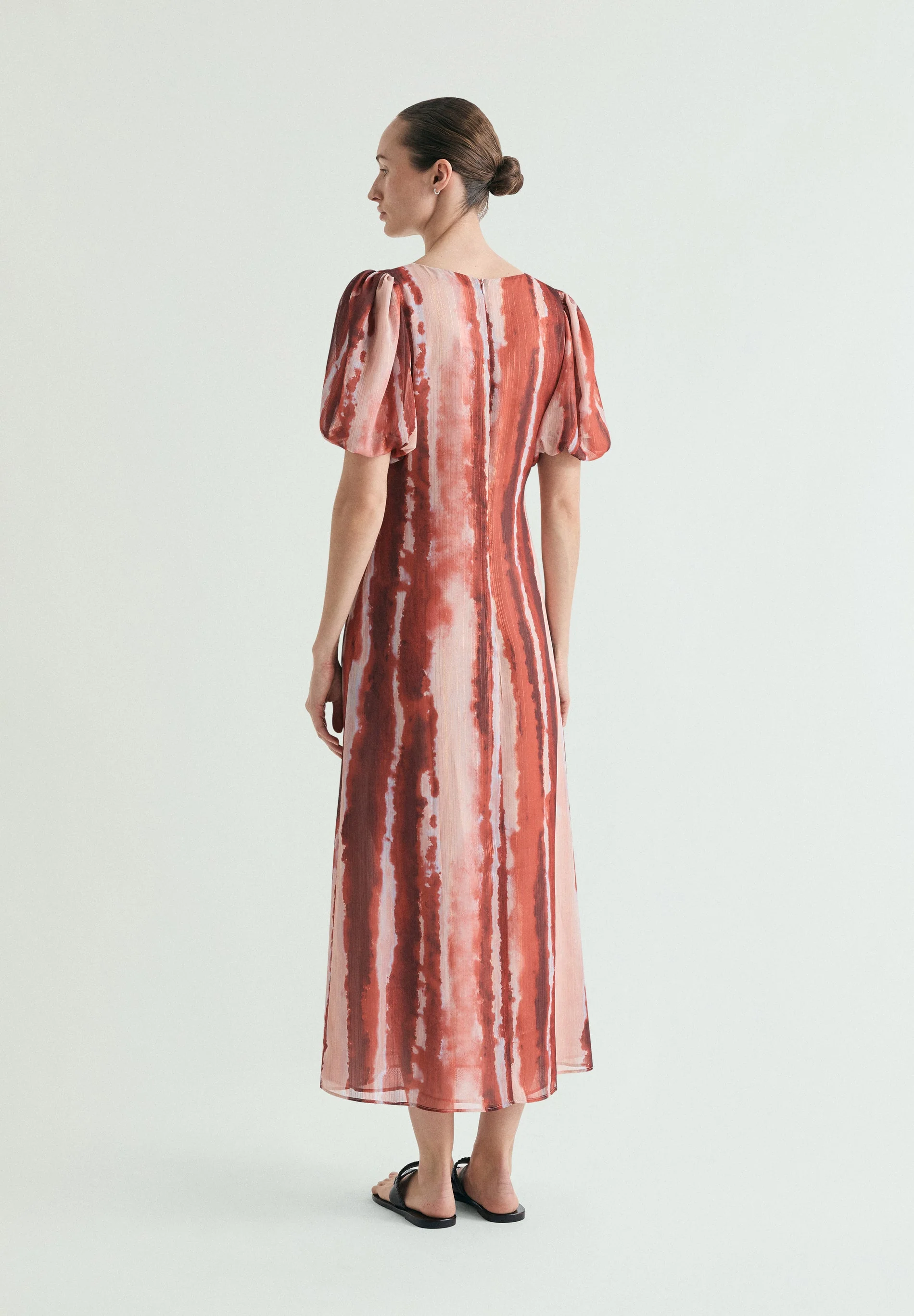 TIE-DYE PRINT DRESS - Image 3