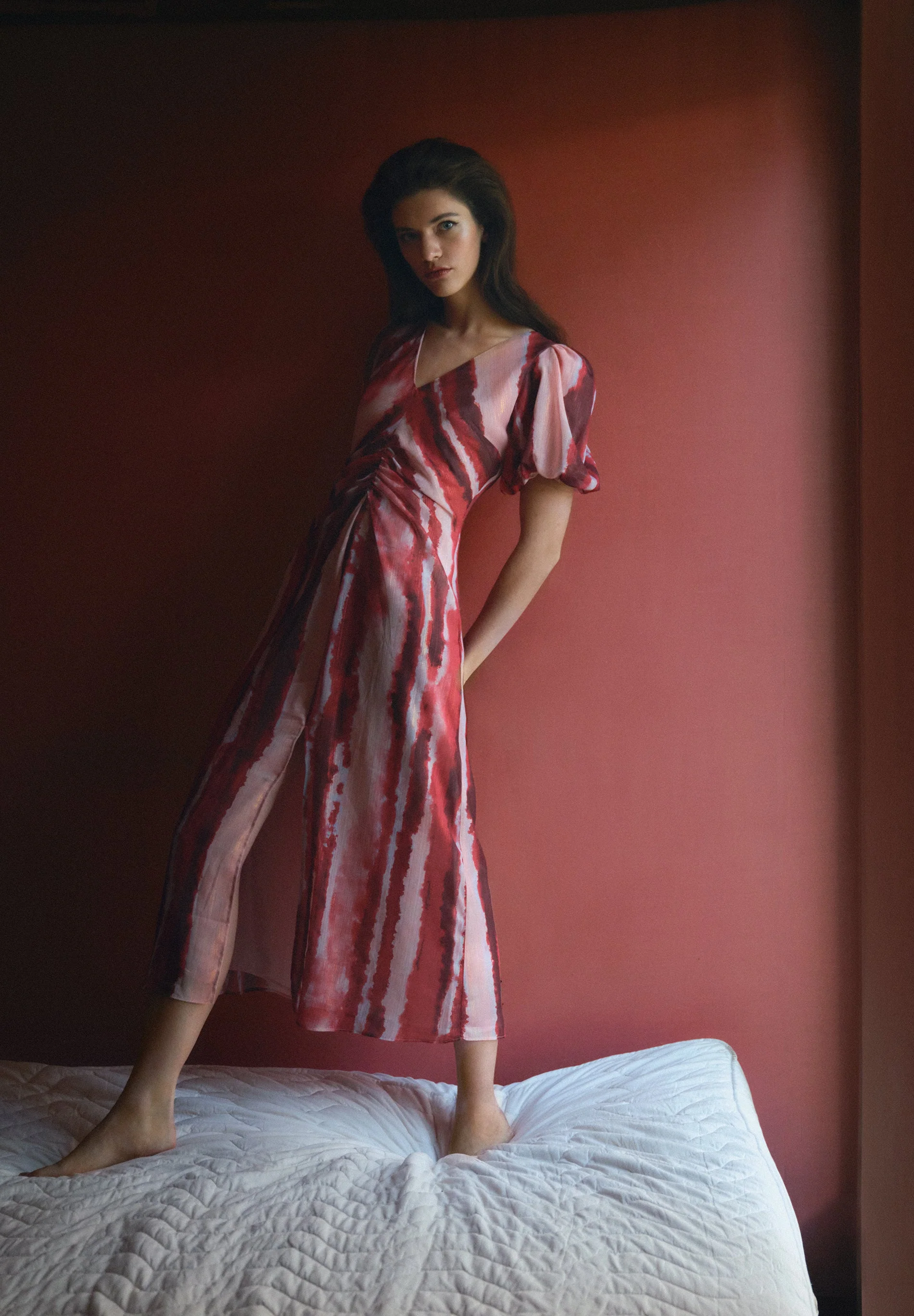 TIE-DYE PRINT DRESS - Image 6