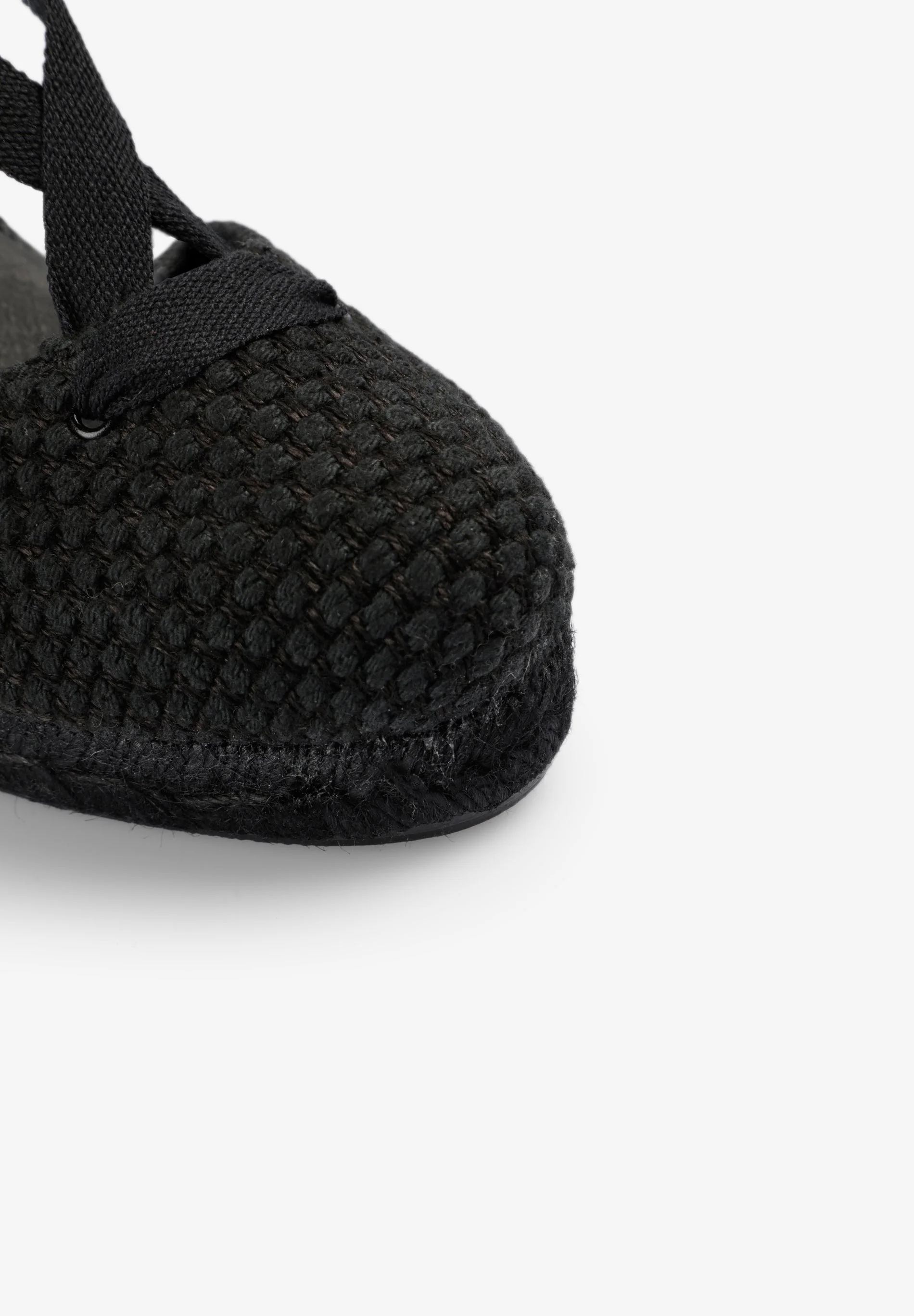 SANDALS WITH LACING AND ESPARTO GRASS WEDGE - Image 3