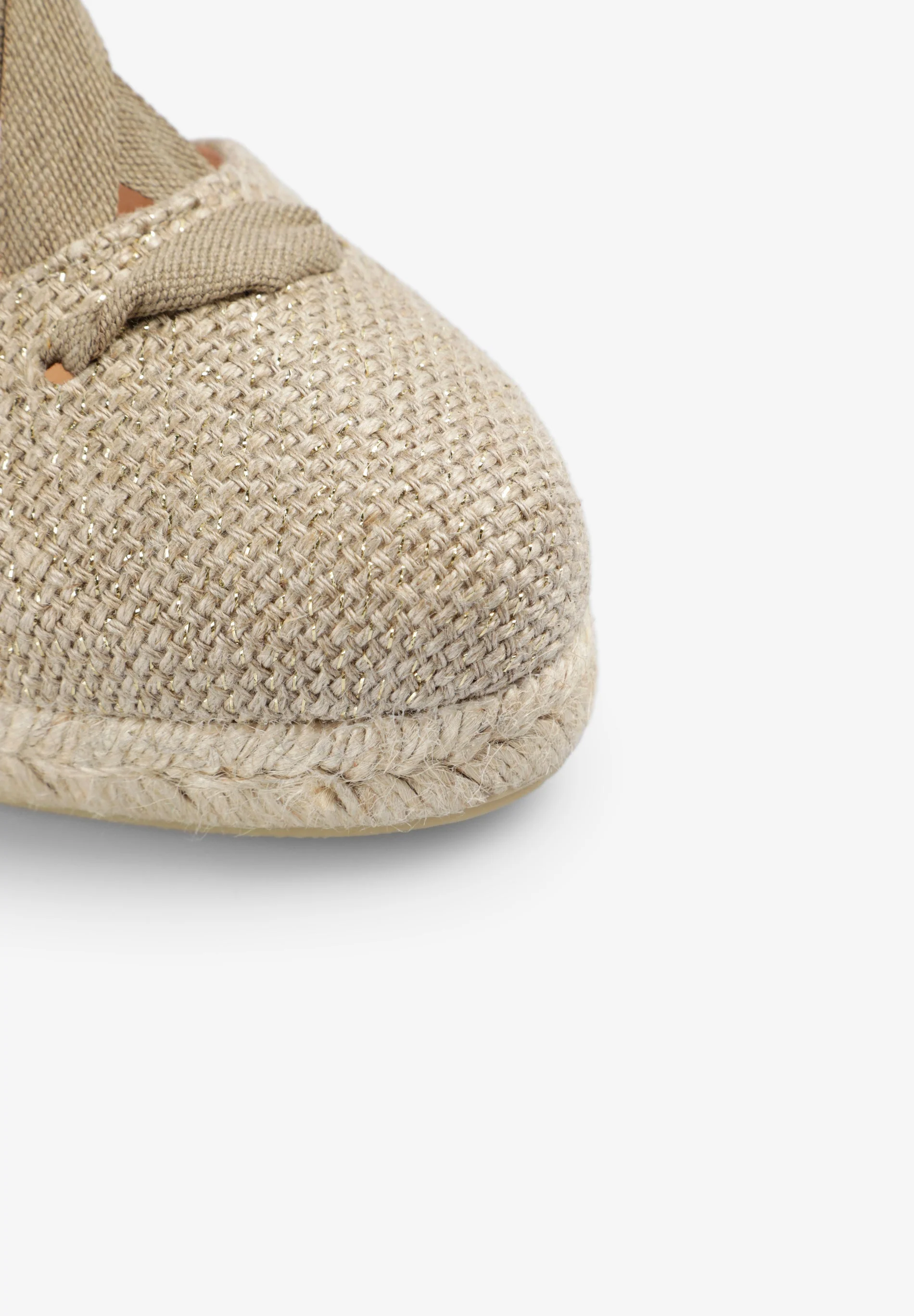 SANDALS WITH LACING AND ESPARTO GRASS WEDGE - Image 3