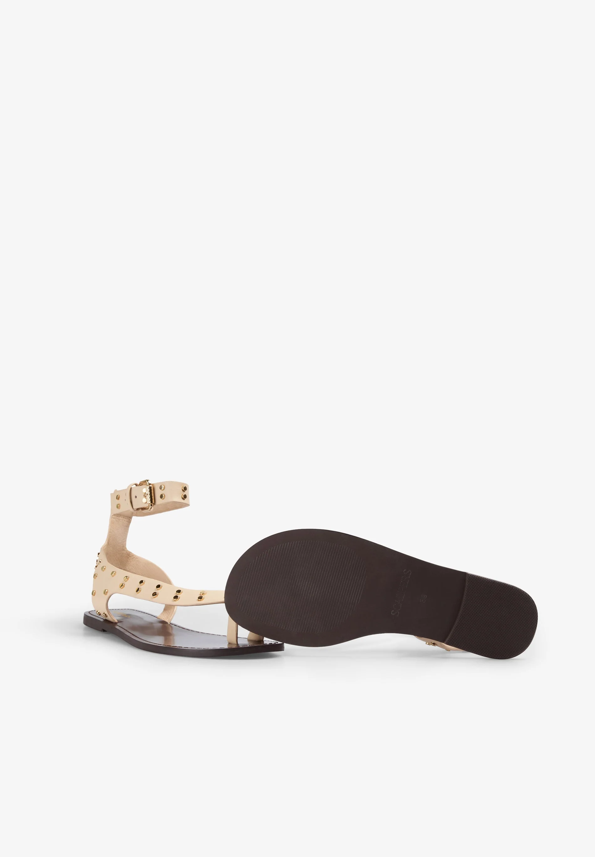 STUDDED LEATHER SANDALS - Image 5