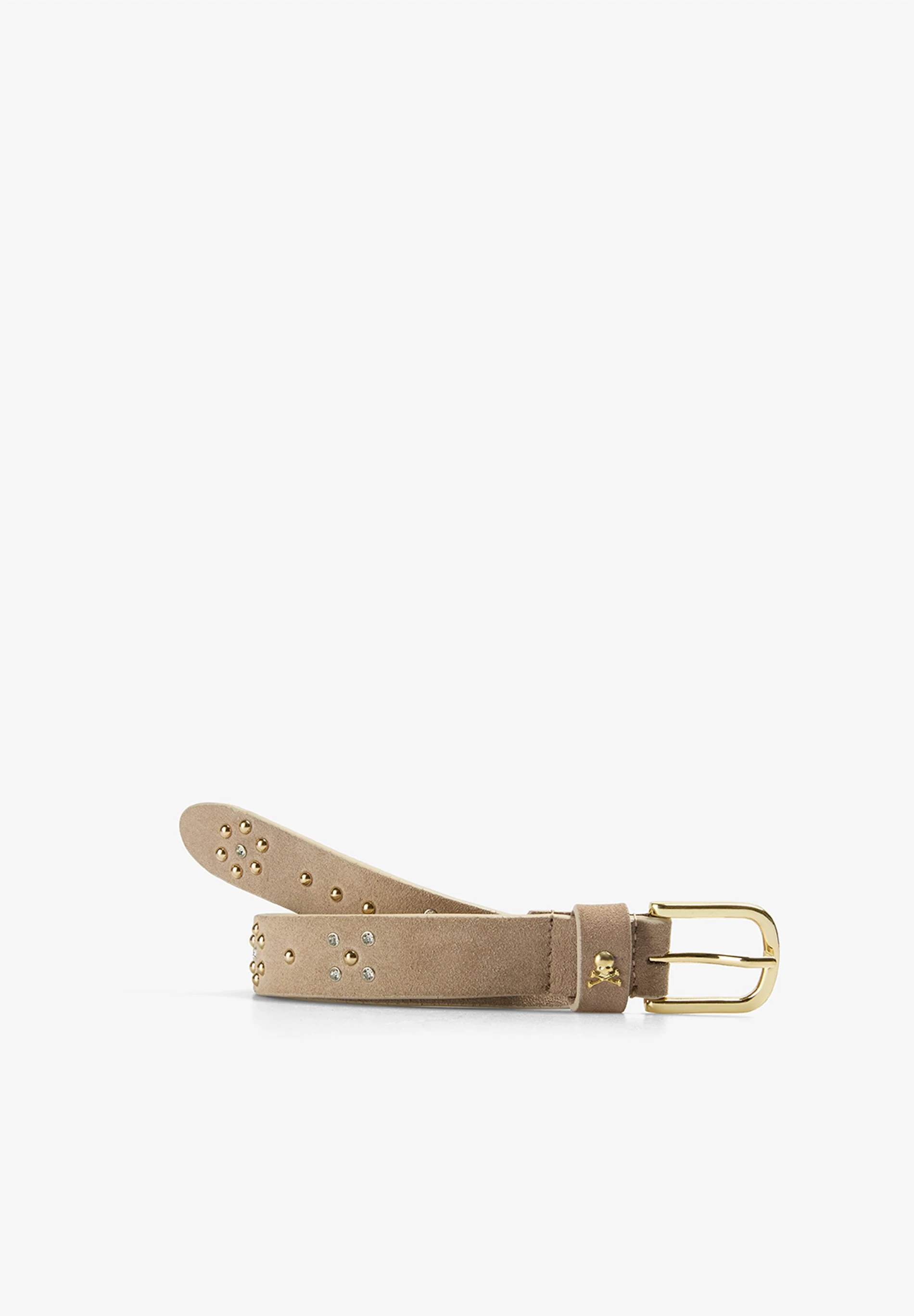 STUDDED SUEDE BELT - Image 2