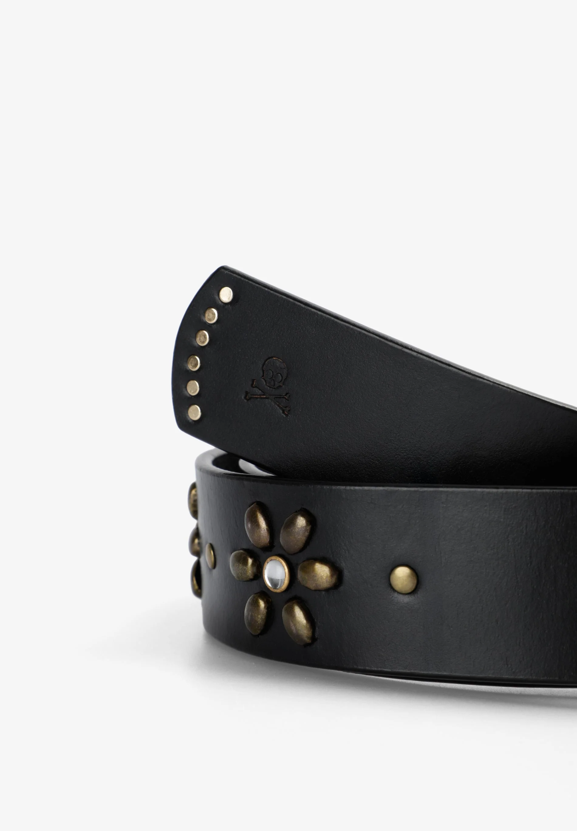 LEATHER BELT WITH STUDS - Image 3