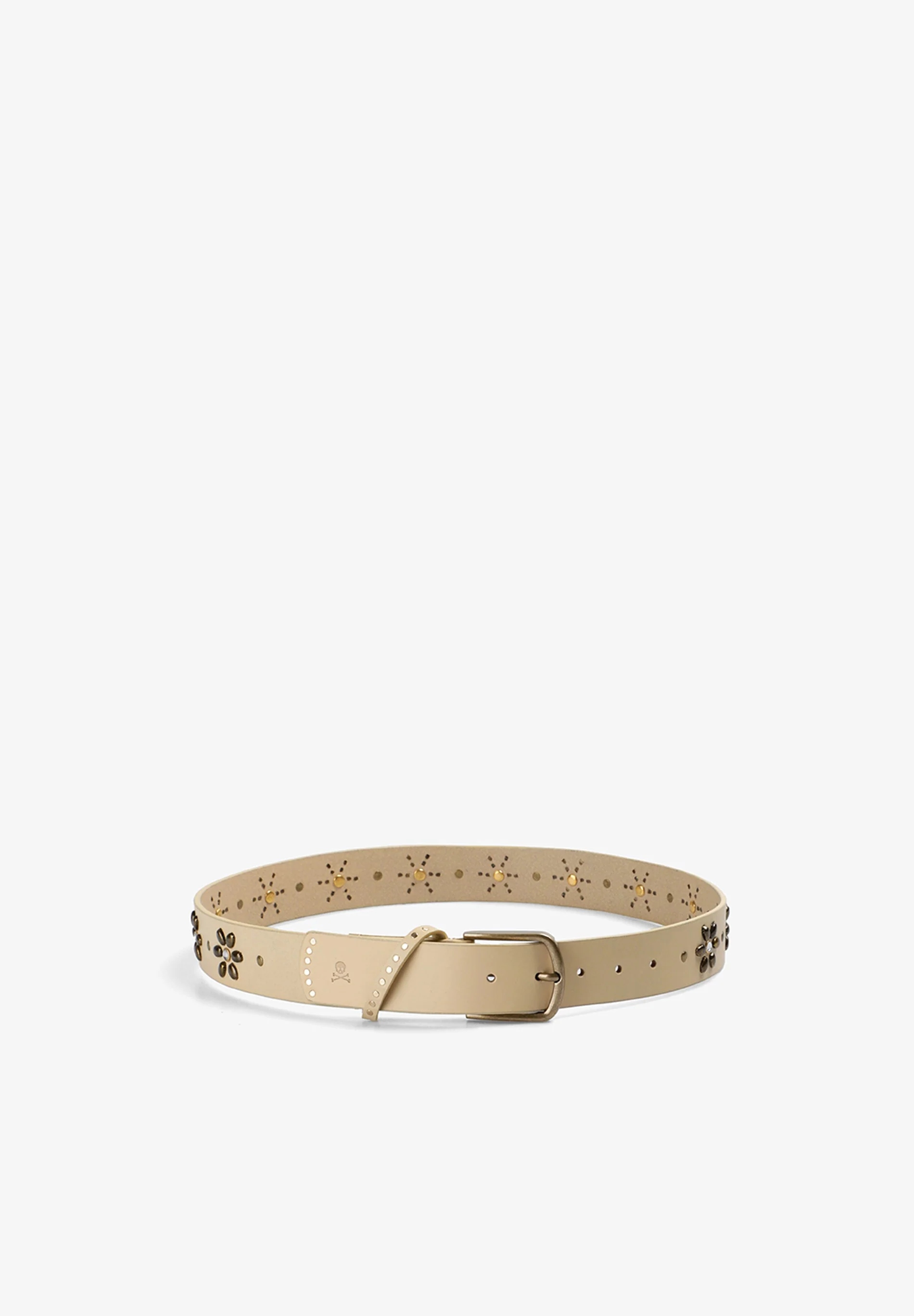 LEATHER BELT WITH STUDS - Image 2