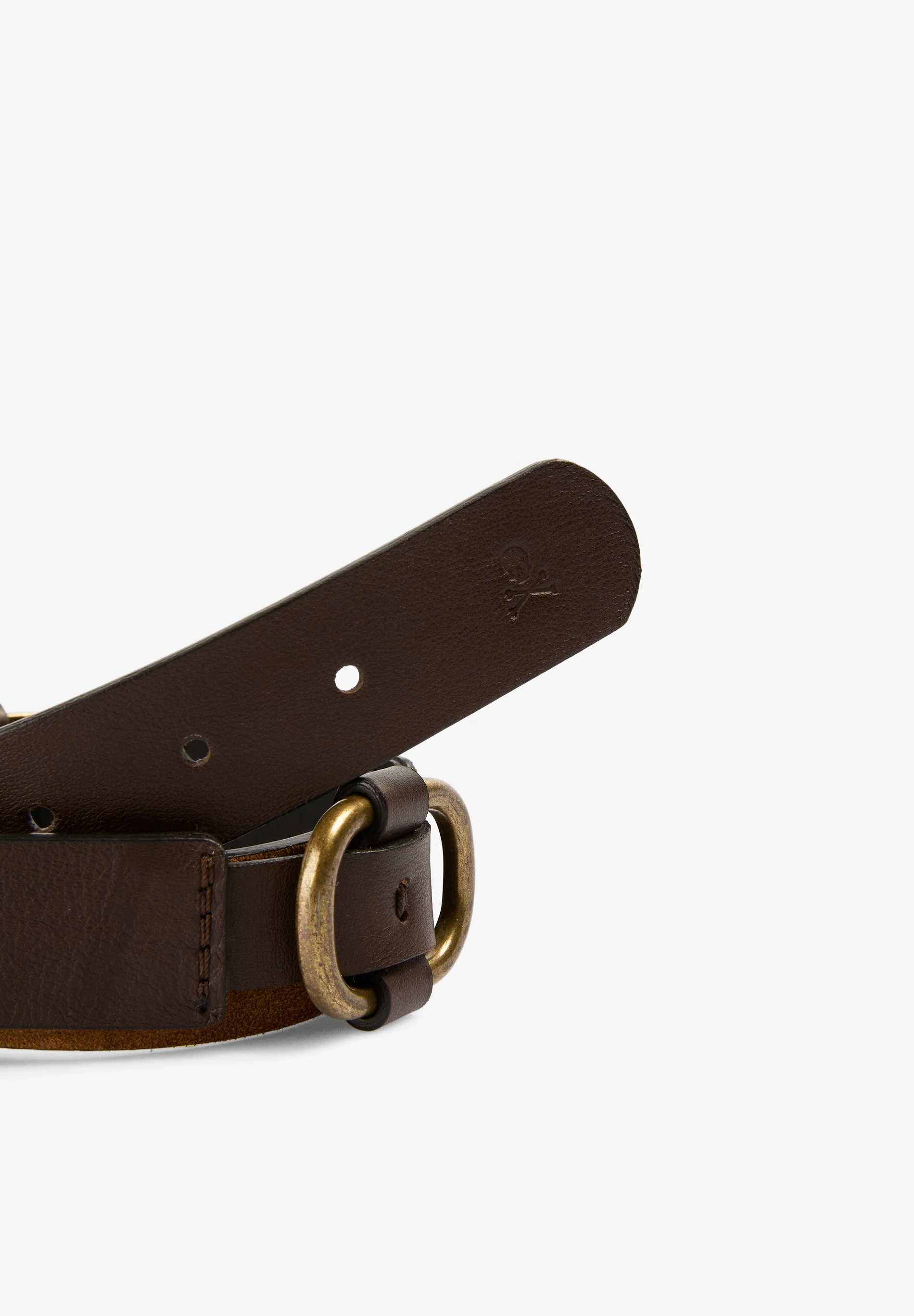 LEATHER BELT WITH BUCKLES - Image 3