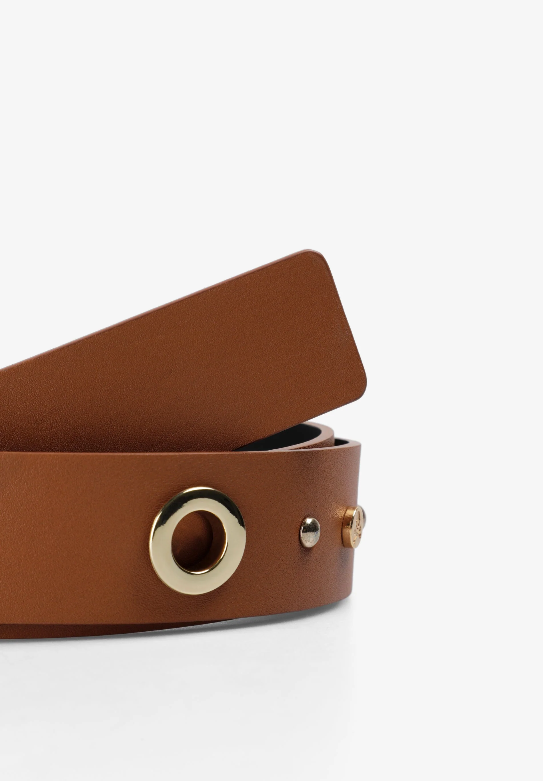 PERFORATED LEATHER BELT - Image 3