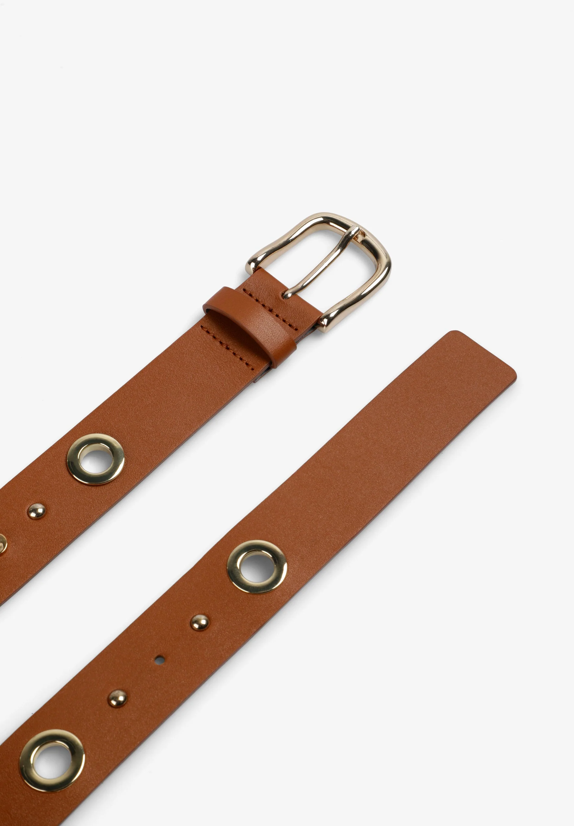 PERFORATED LEATHER BELT - Image 4