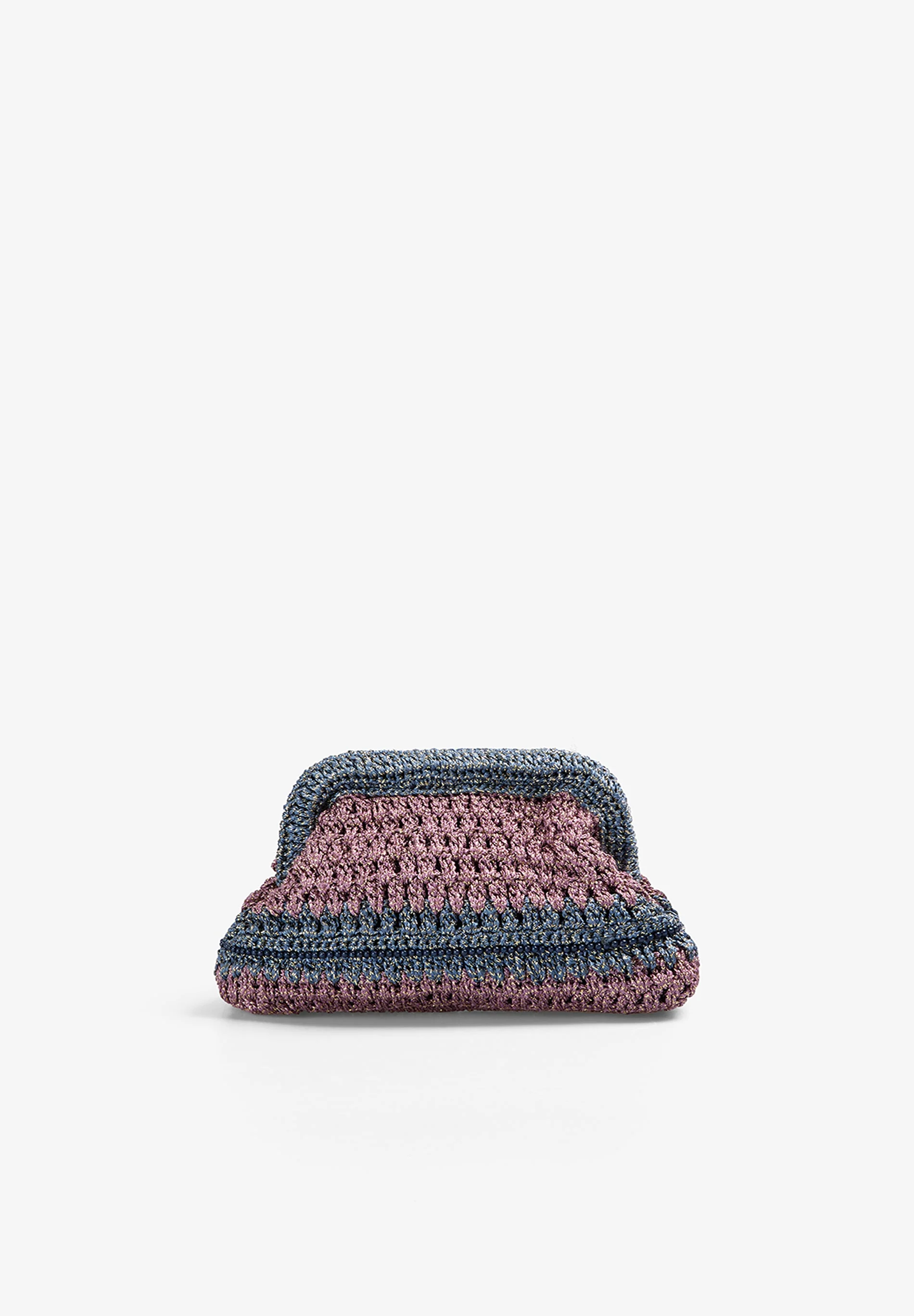 METALLIC CLUTCH BAG