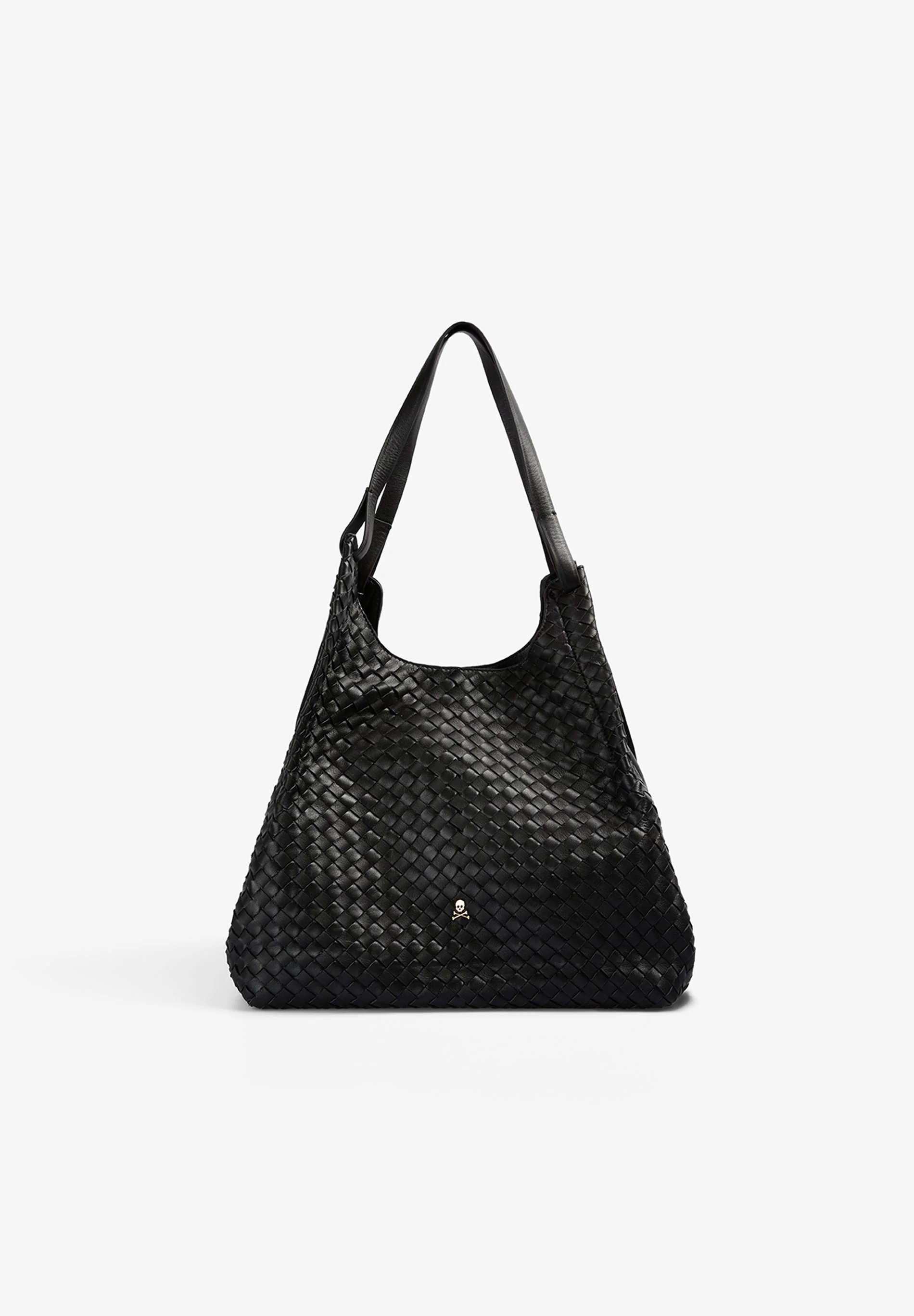 BRAIDED LEATHER TOTE BAG - Image 5