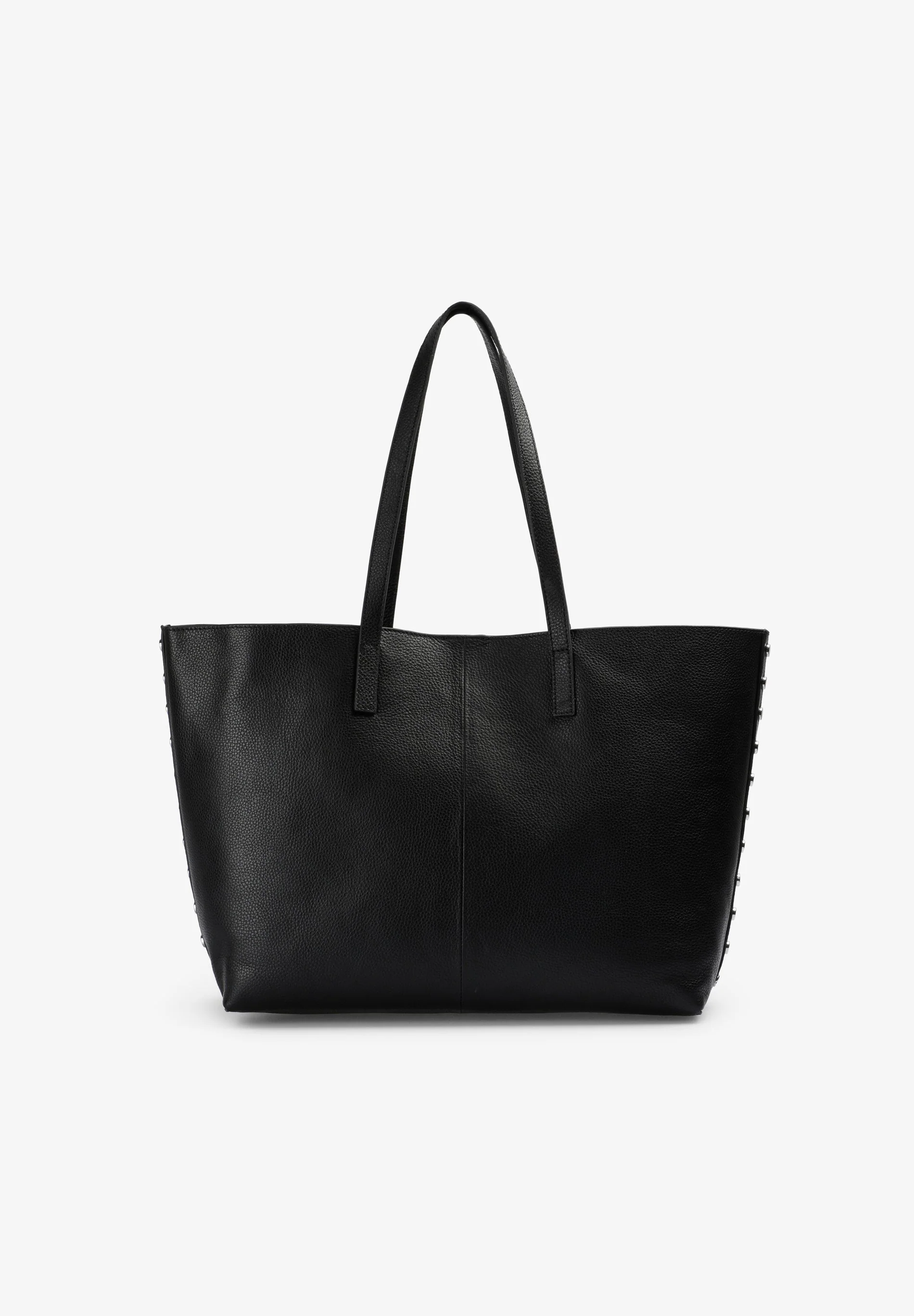 LEATHER TOTE BAG WITH APPLIQUÉS - Image 2