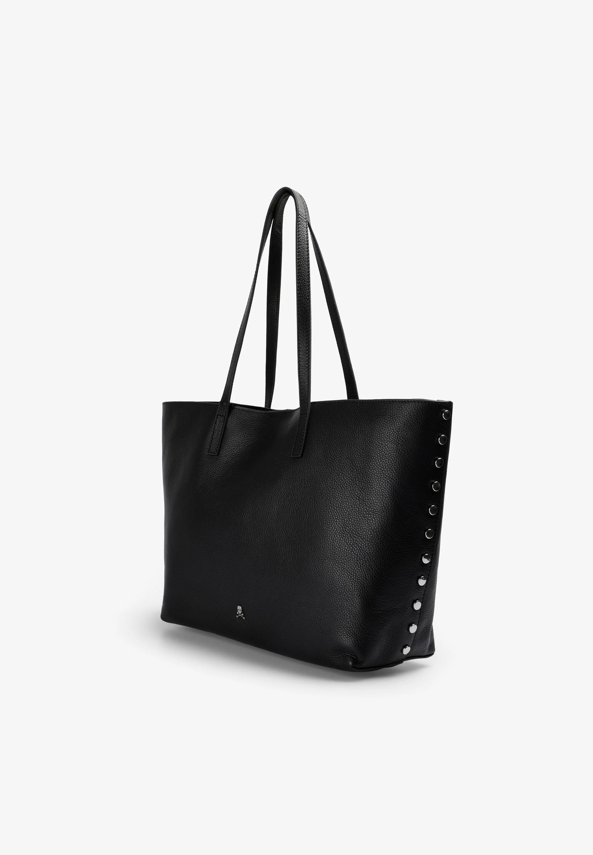LEATHER TOTE BAG WITH APPLIQUÉS - Image 3