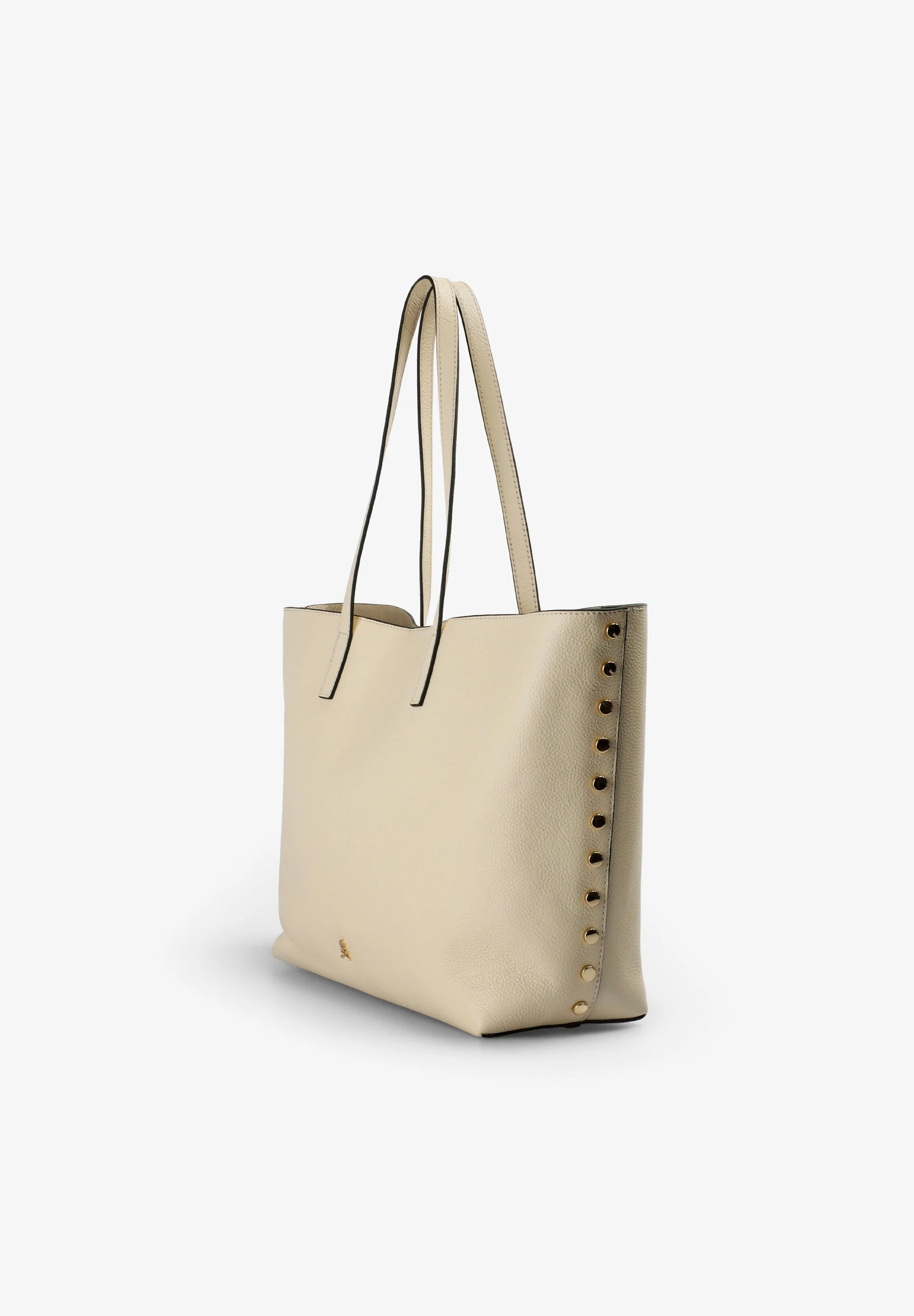 LEATHER TOTE BAG WITH APPLIQUÉS - Image 3