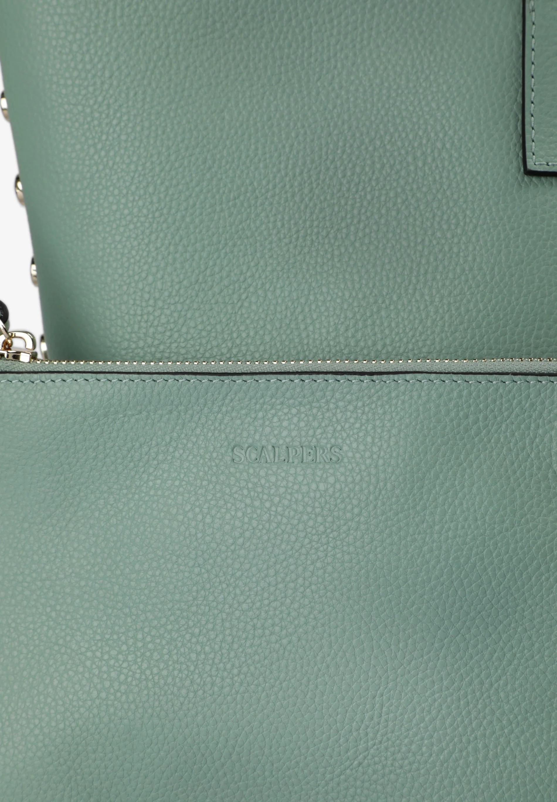 LEATHER TOTE BAG WITH APPLIQUÉS - Image 6