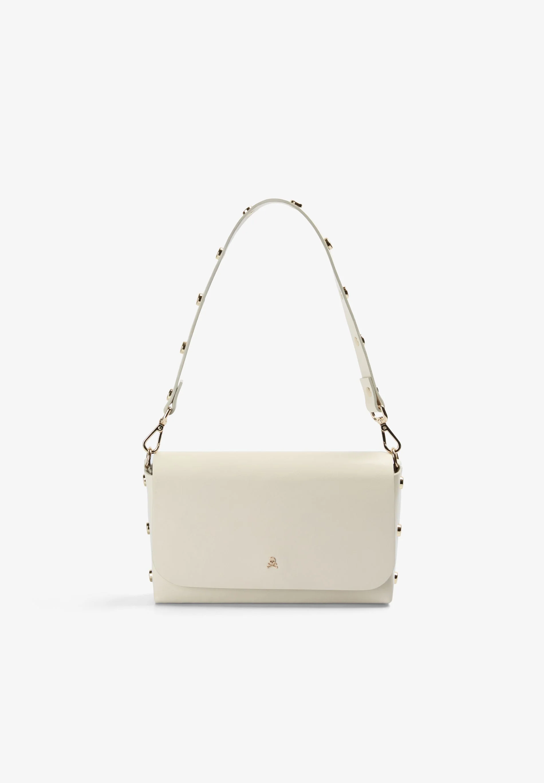 STUDDED LEATHER MINI BAG