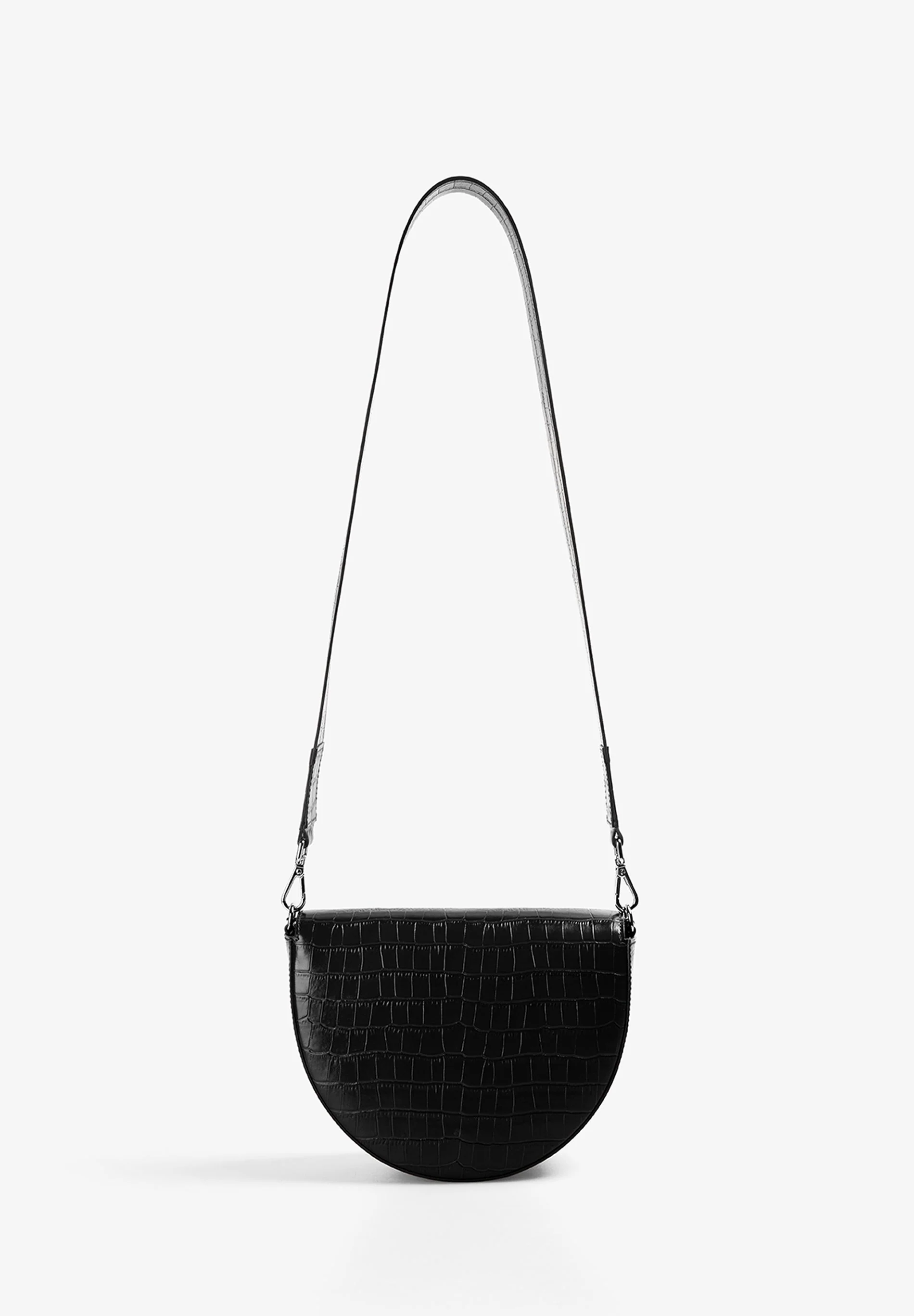 EMBOSSED LEATHER CROSSBODY BAG - Image 3