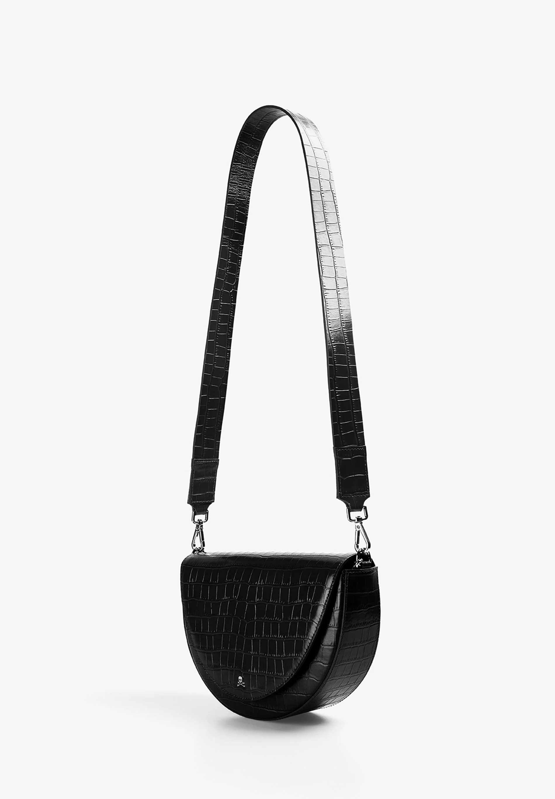 EMBOSSED LEATHER CROSSBODY BAG - Image 4