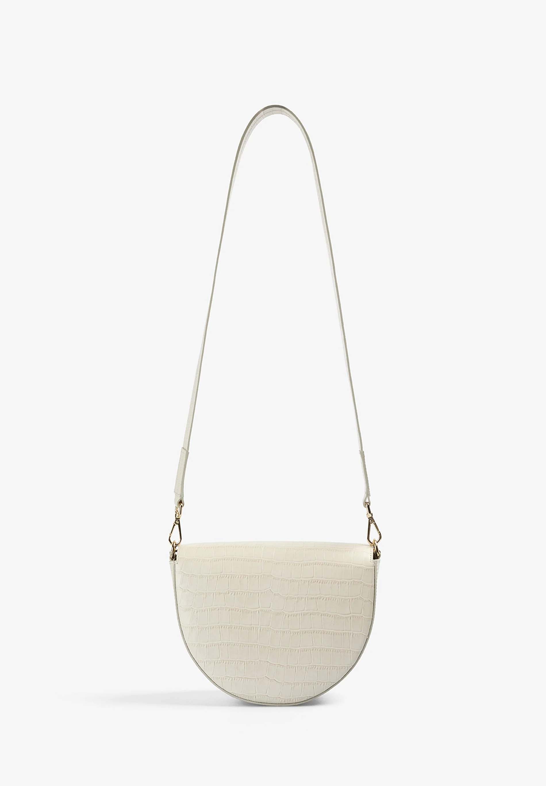 EMBOSSED LEATHER CROSSBODY BAG - Image 3