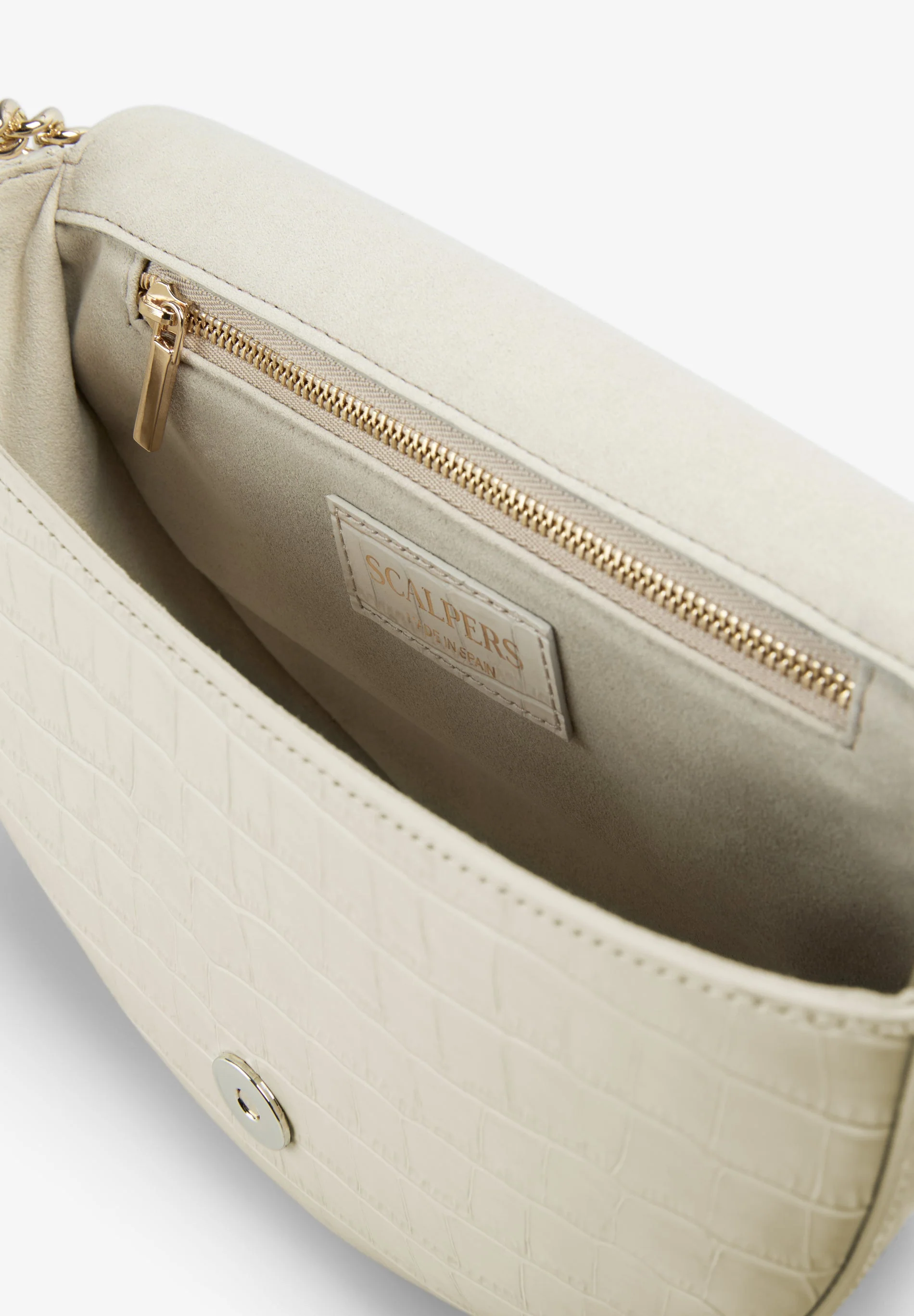 EMBOSSED LEATHER CROSSBODY BAG - Image 8