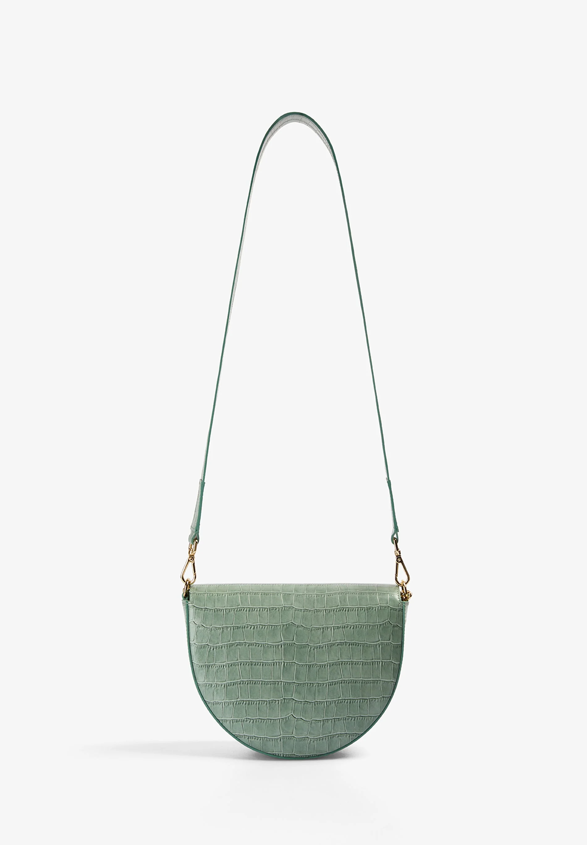 EMBOSSED LEATHER CROSSBODY BAG - Image 3