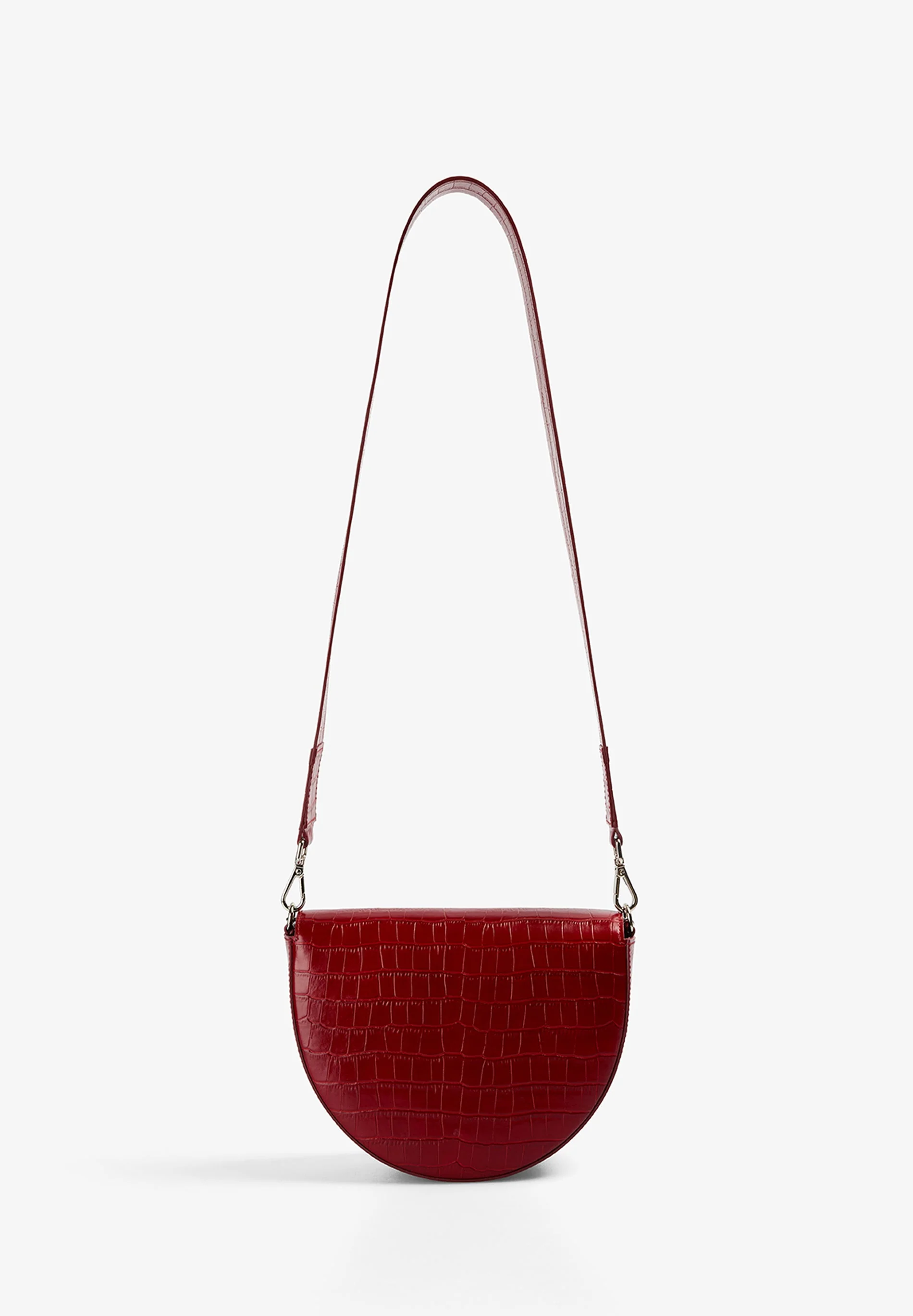 EMBOSSED LEATHER CROSSBODY BAG - Image 3