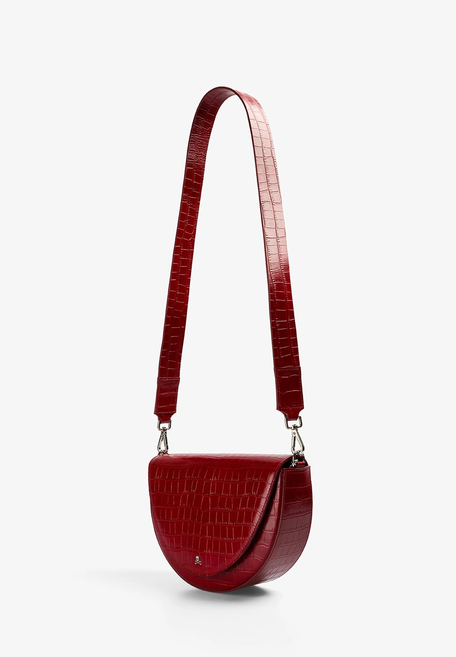 EMBOSSED LEATHER CROSSBODY BAG - Image 4