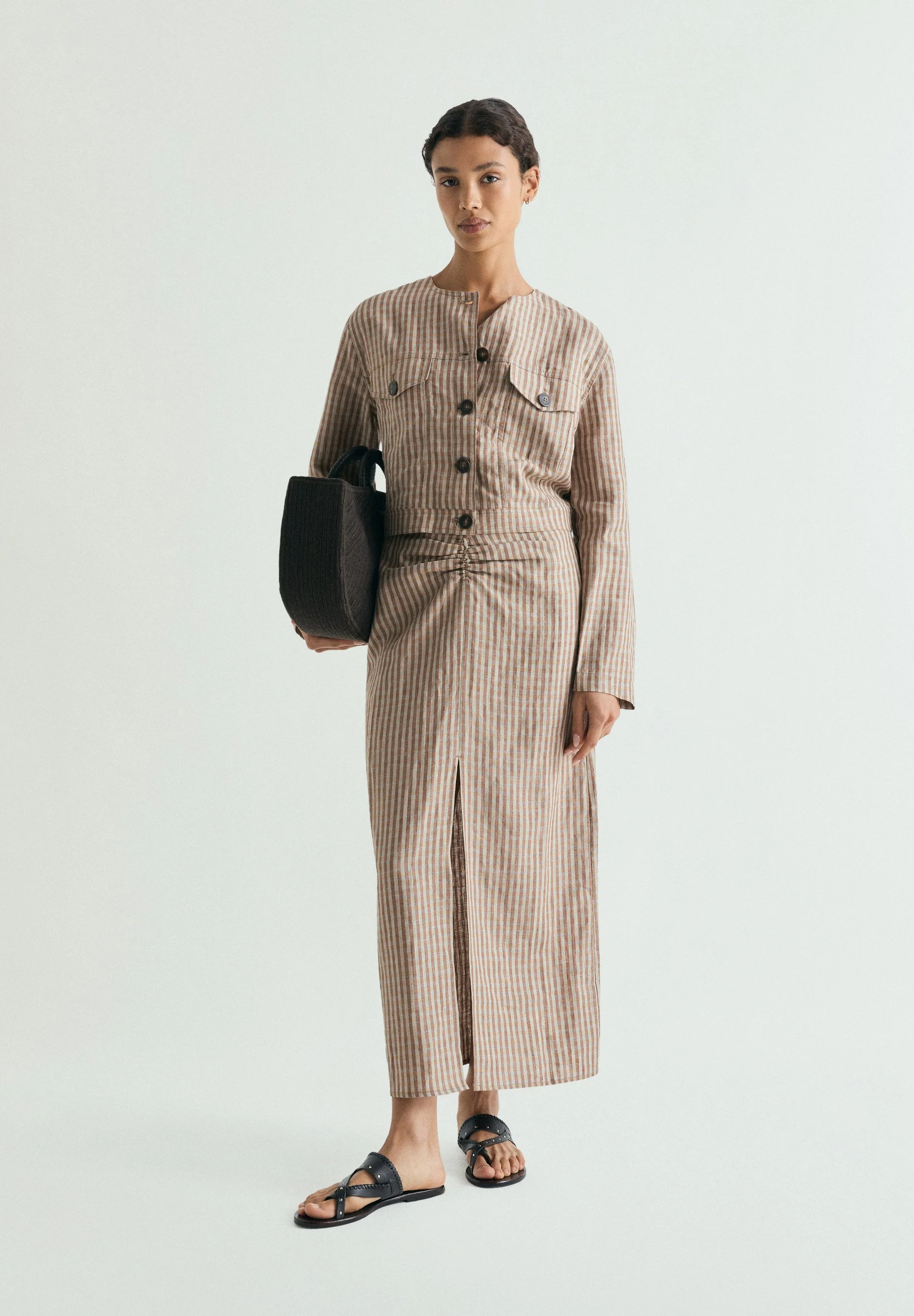 LINEN GINGHAM JACKET - Image 2