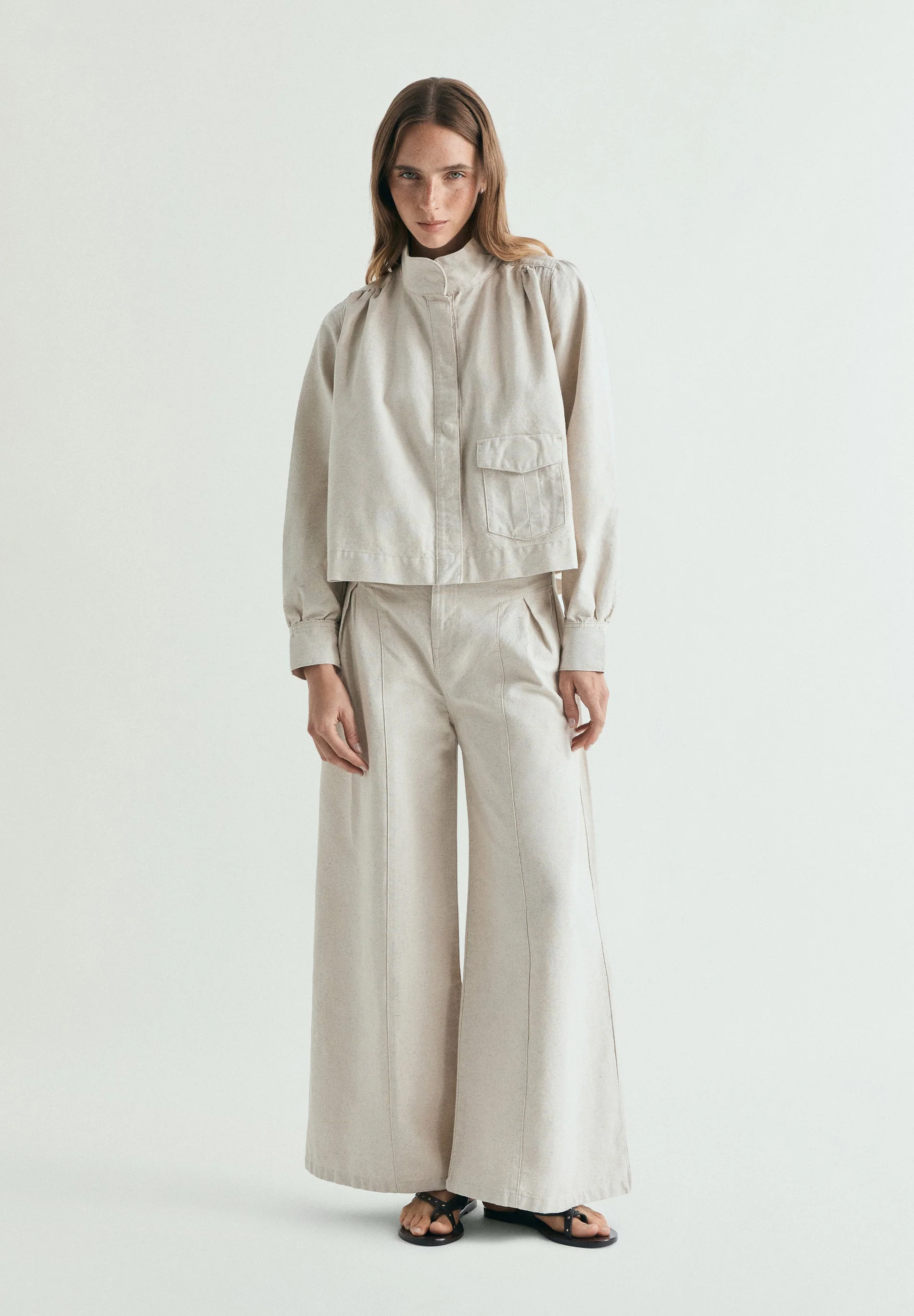RUSTIC PUFF SLEEVE JACKET - Image 2