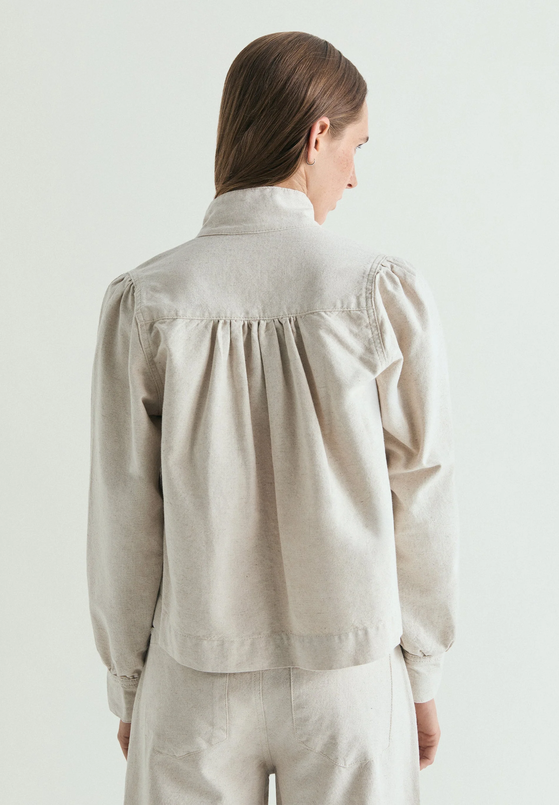 RUSTIC PUFF SLEEVE JACKET - Image 3