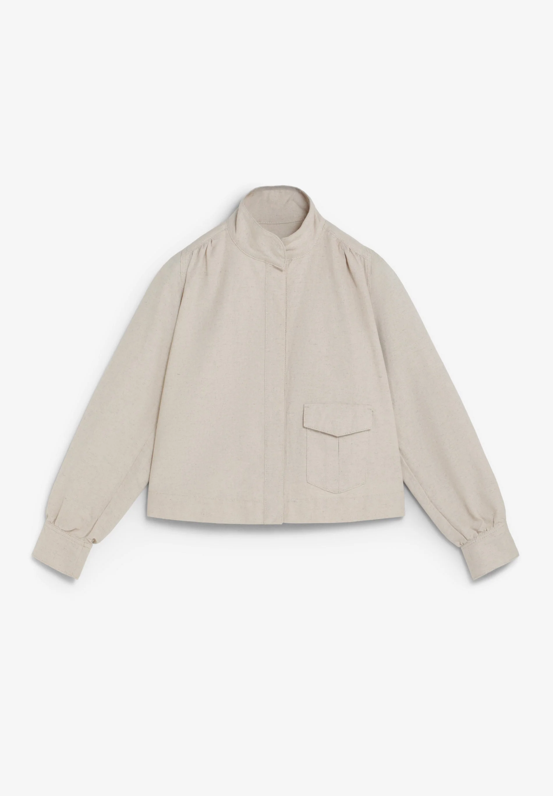 RUSTIC PUFF SLEEVE JACKET - Image 4