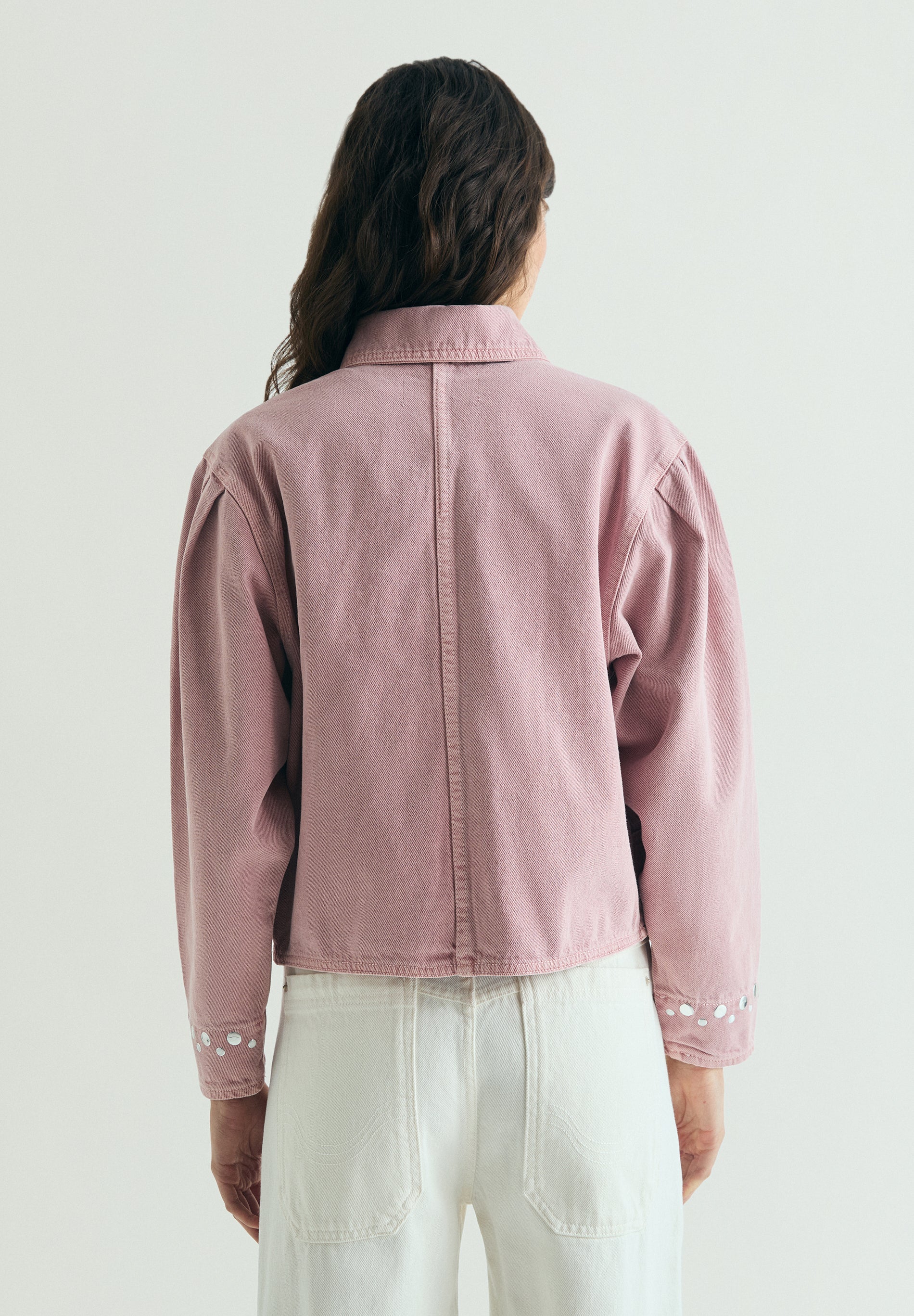 STUDDED DENIM JACKET - Image 3