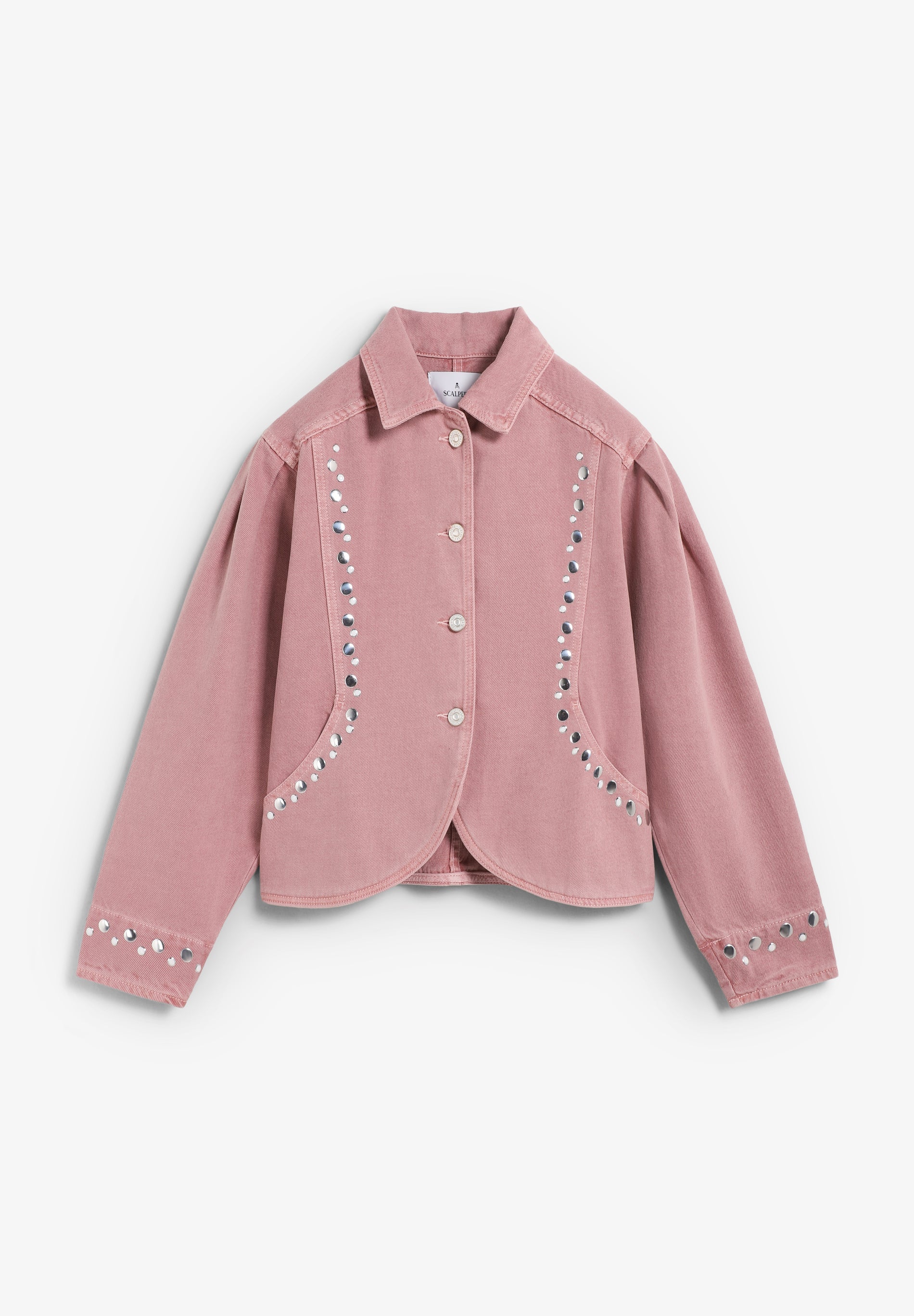 STUDDED DENIM JACKET - Image 7