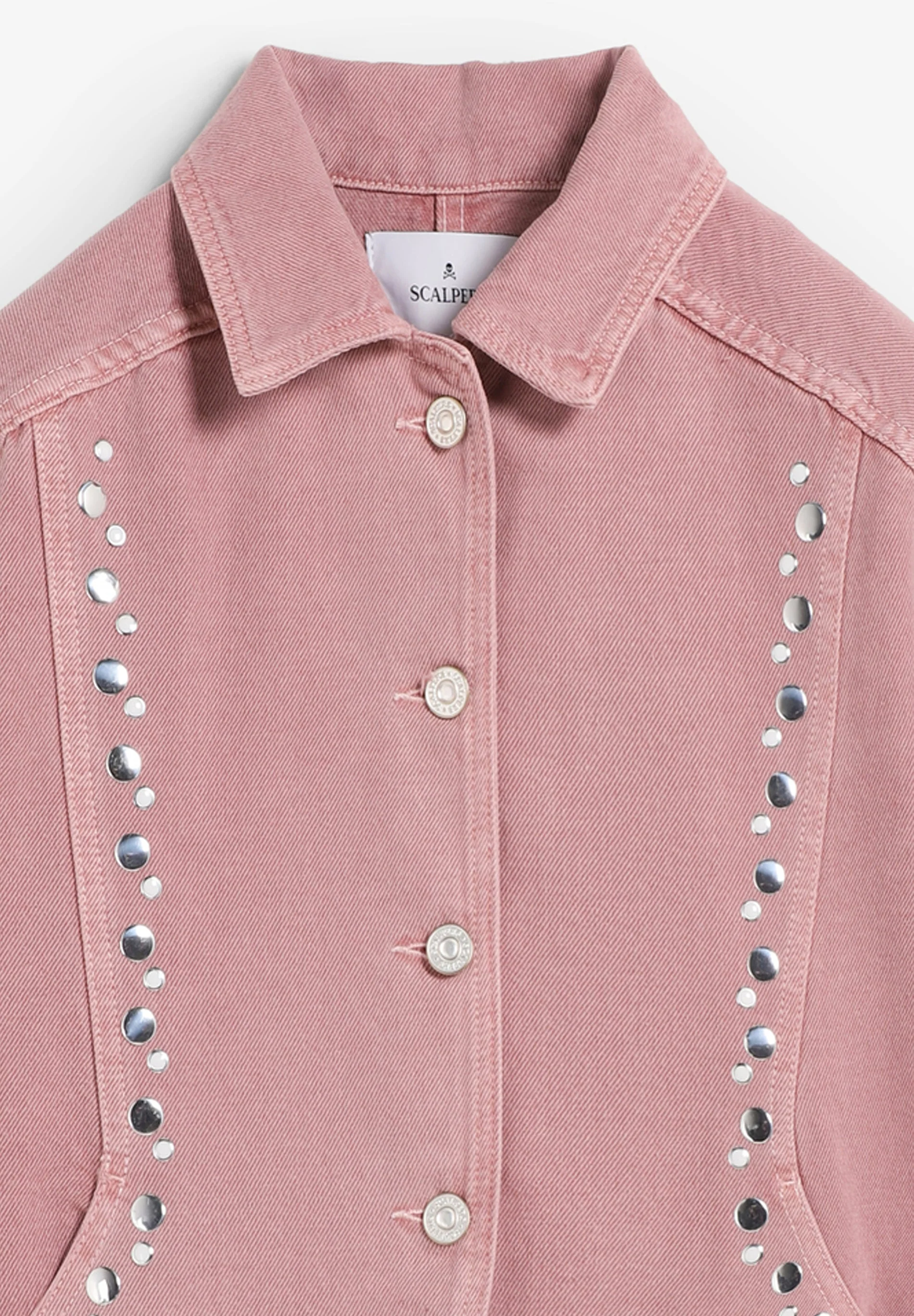 STUDDED DENIM JACKET - Image 8