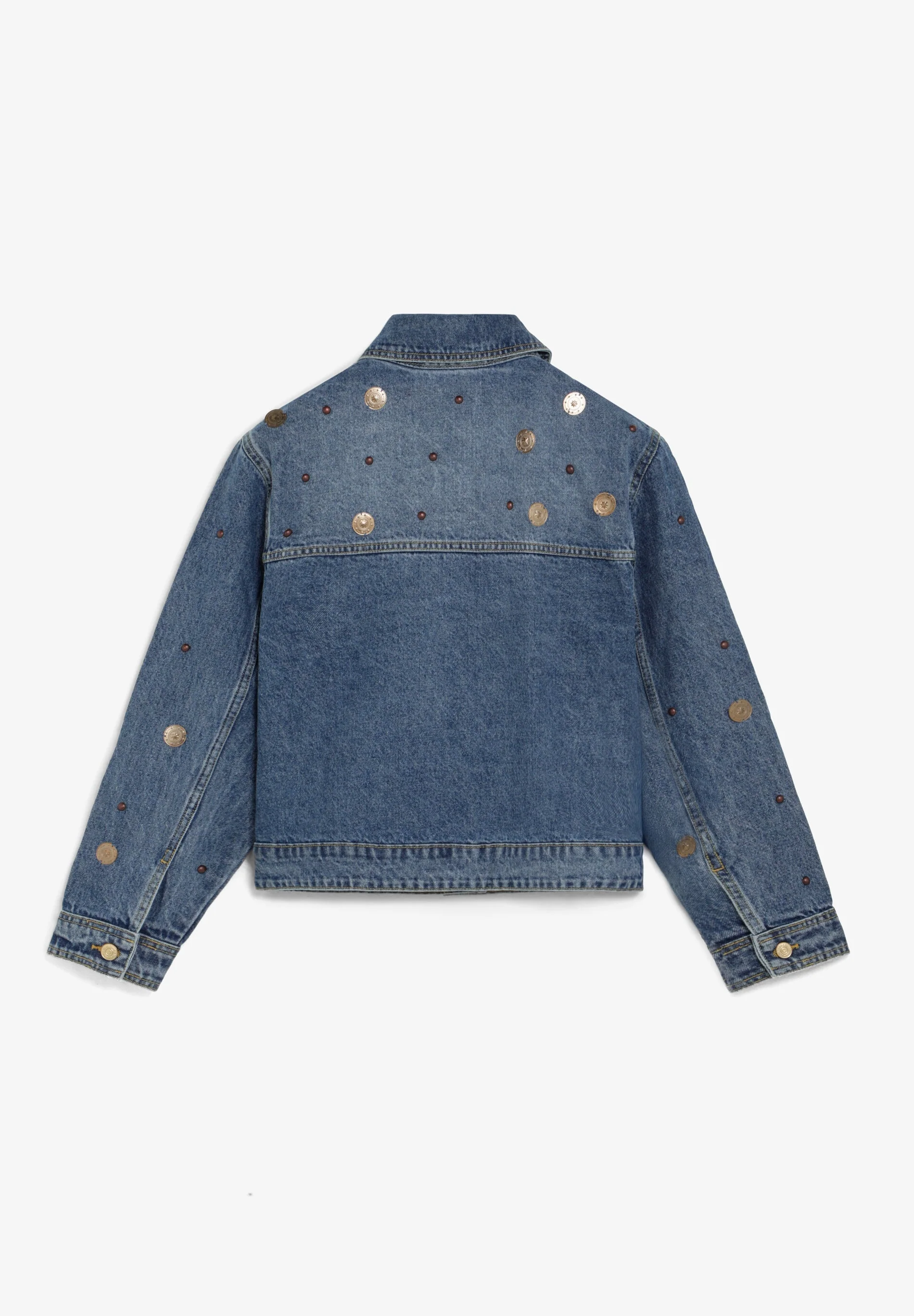STUDDED DENIM JACKET - Image 3