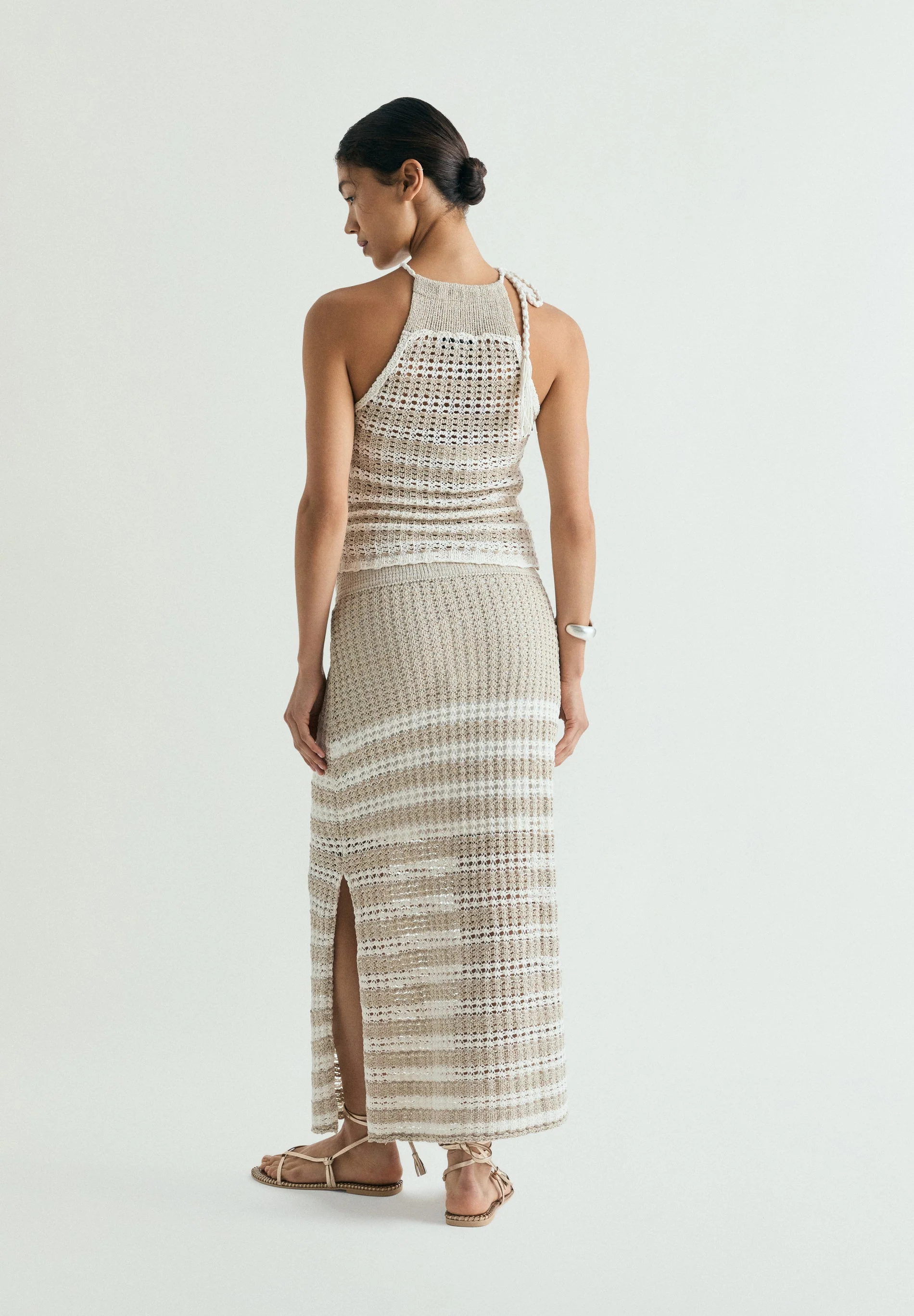 CROCHET SKIRT WITH SLITS - Image 3
