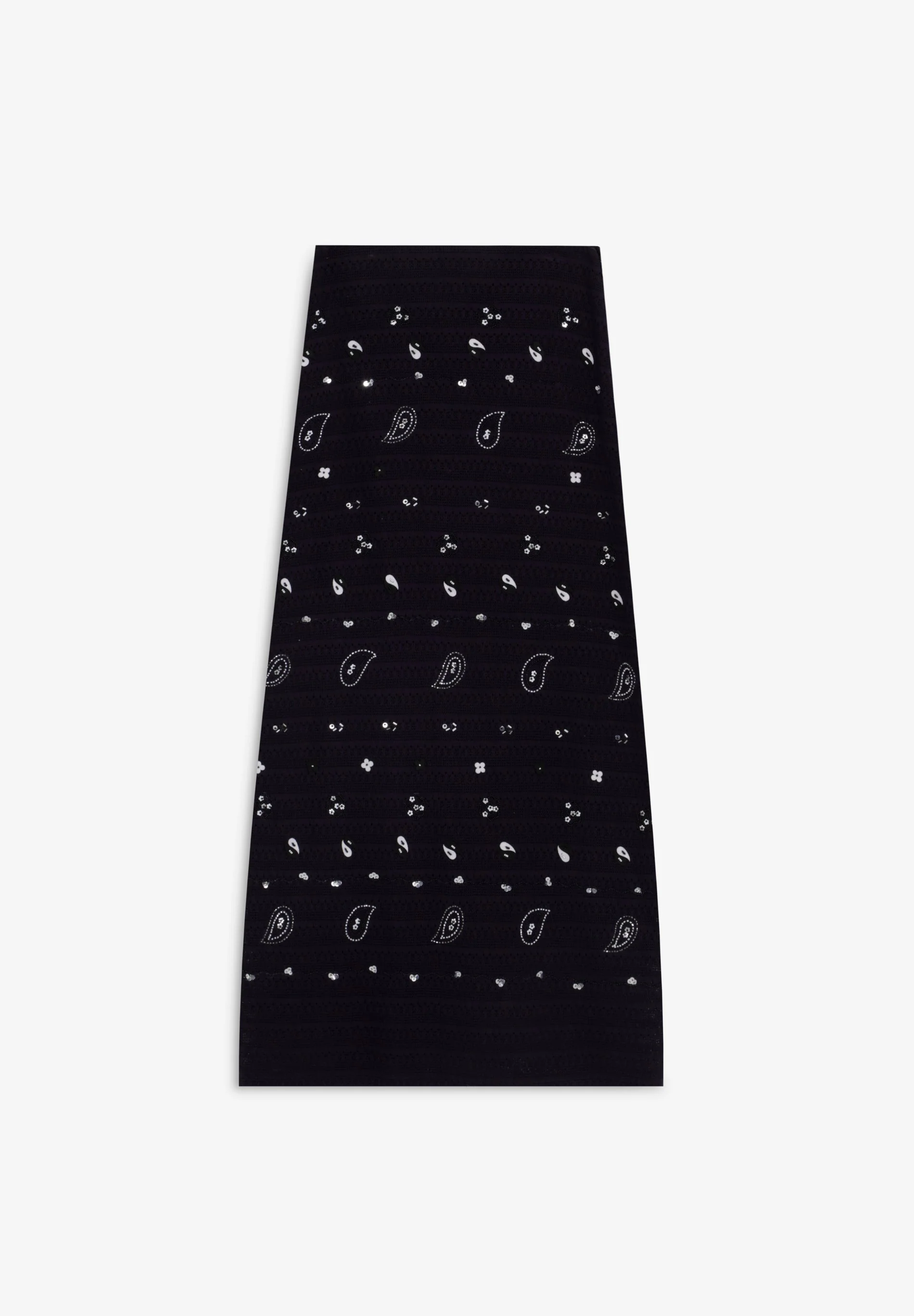 KNIT MIDI SKIRT WITH BEADS - Image 4
