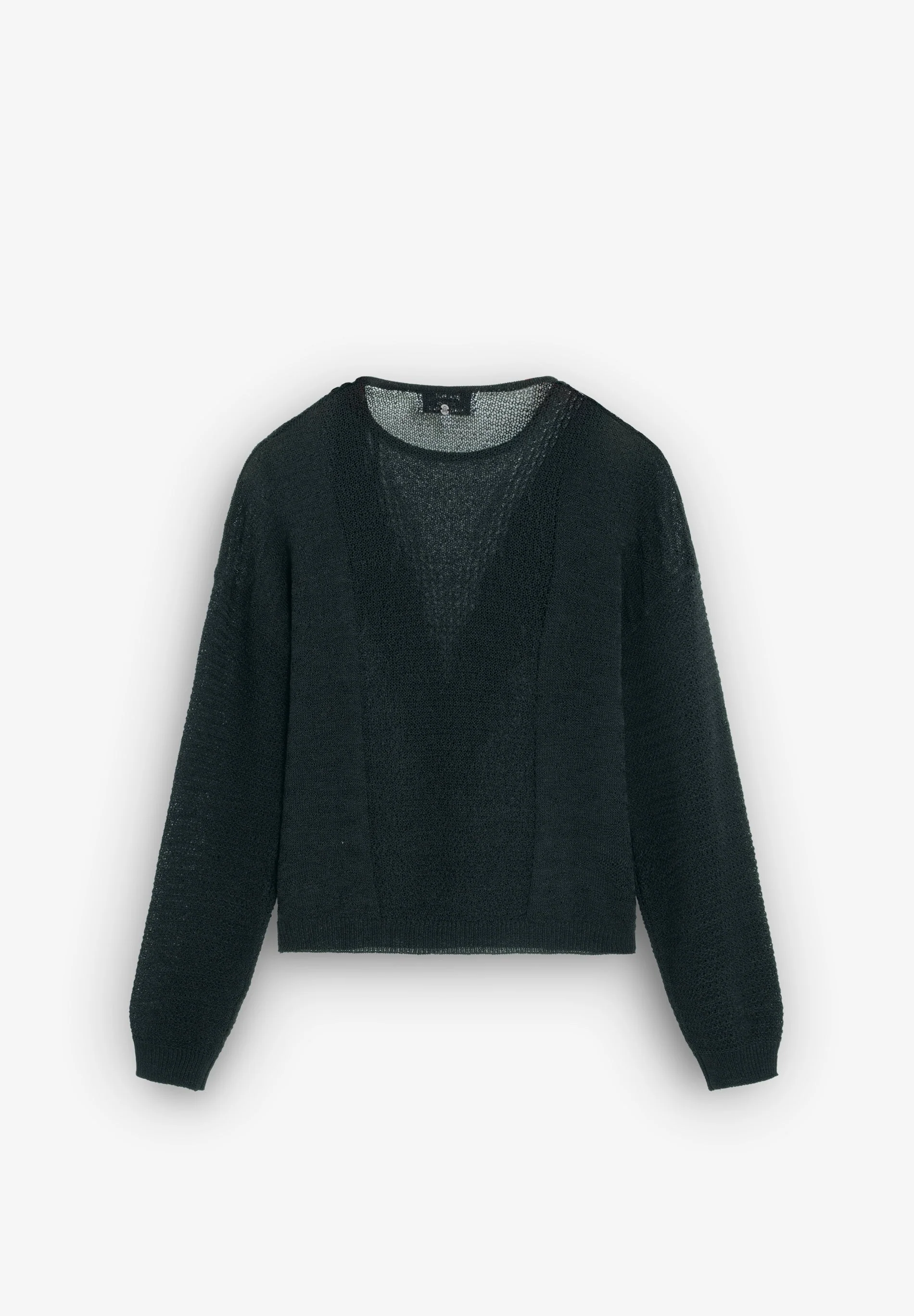 OPENWORK JUMPER WITH FRINGES - Image 7